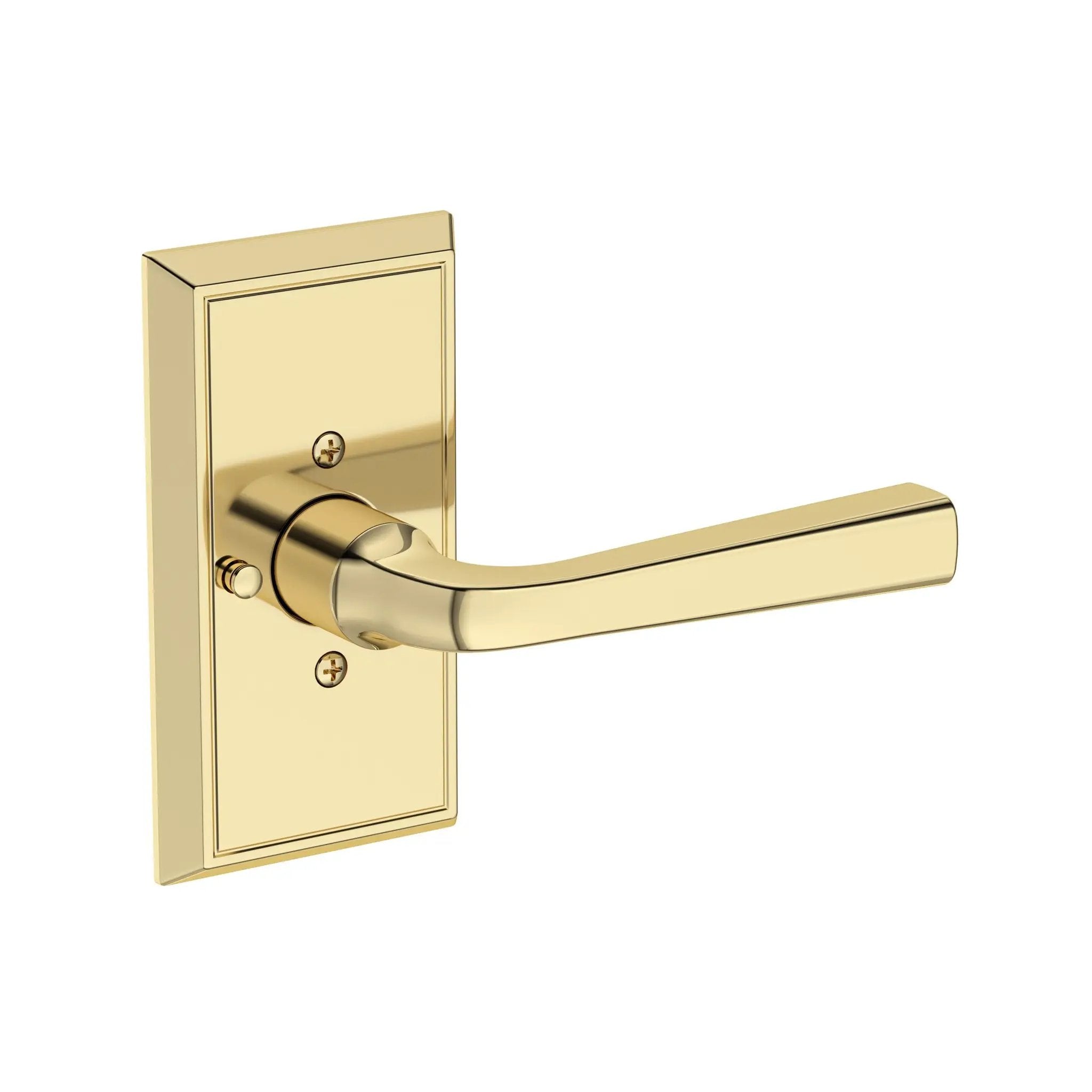 Baldwin Reserve Kingvale Lever with Chamfered 5" Rose by Baldwin