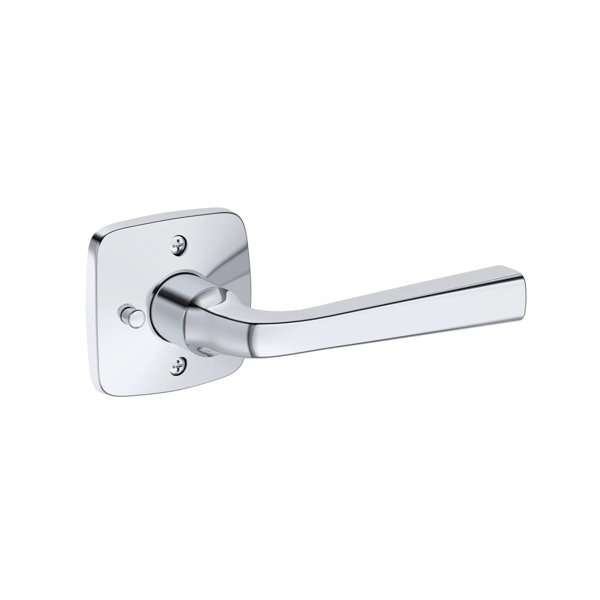 Baldwin Reserve Kingvale Lever with Soft Square Rose by Baldwin