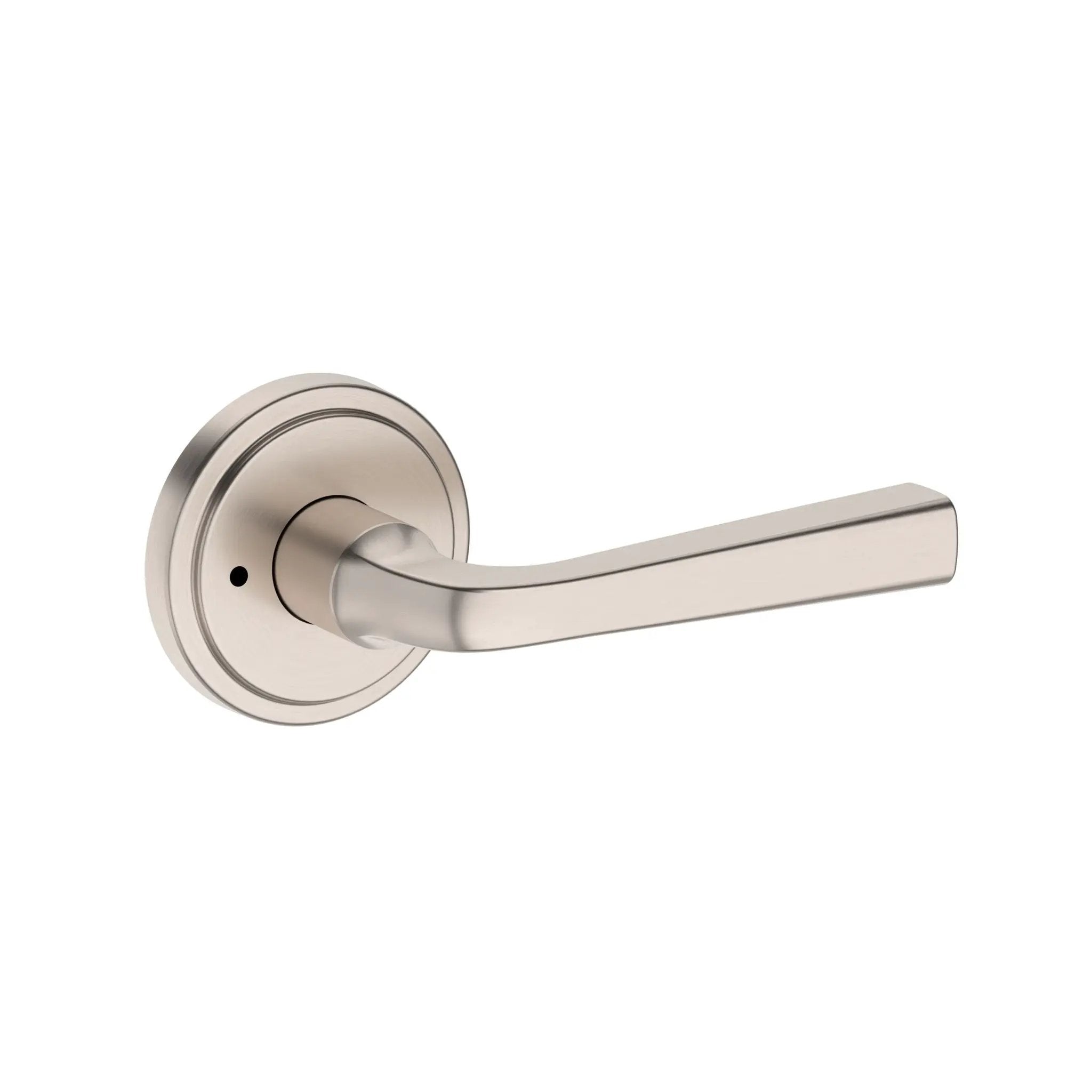 satin nickel door lever