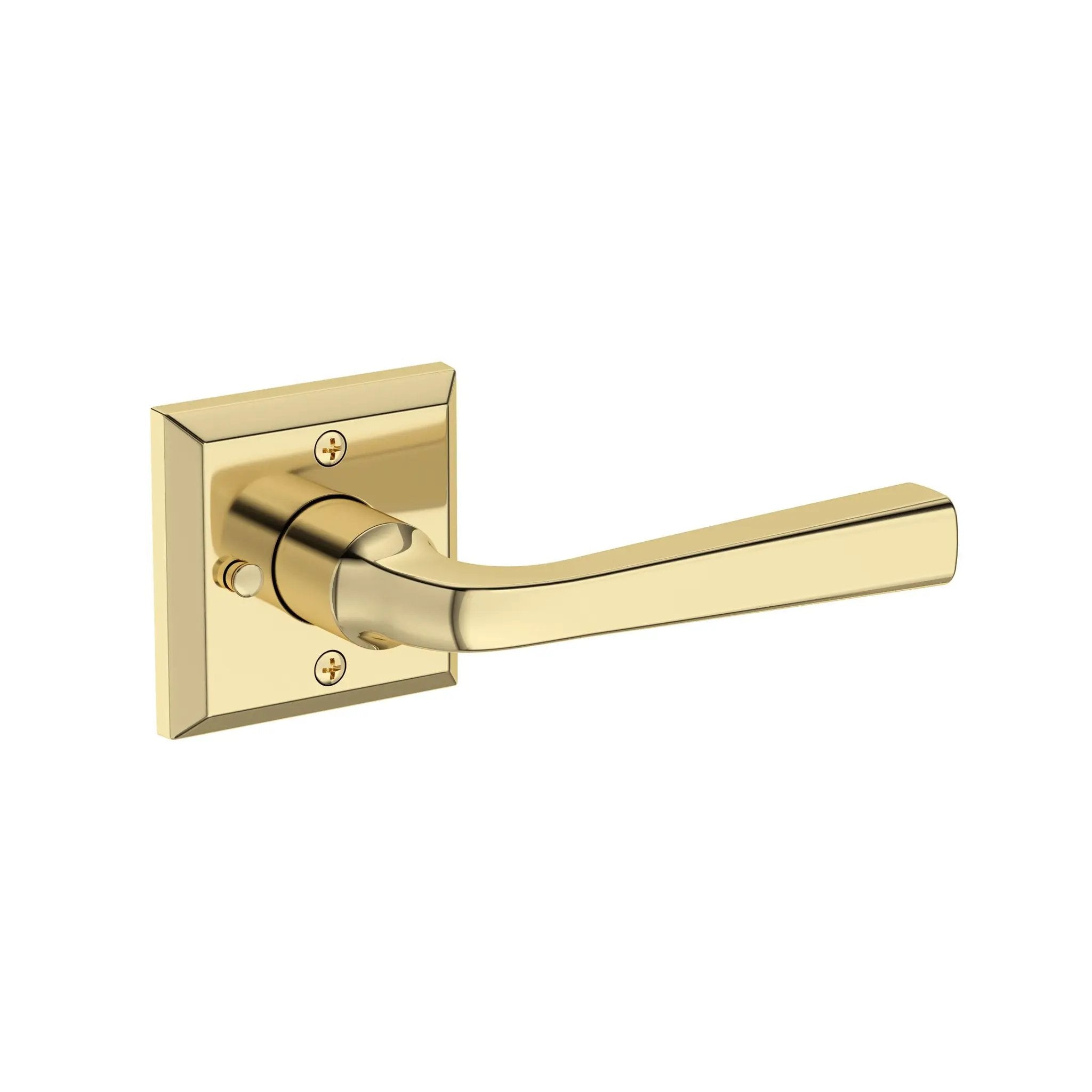 Baldwin Reserve Kingvale Lever with Traditional Square Rose by Baldwin