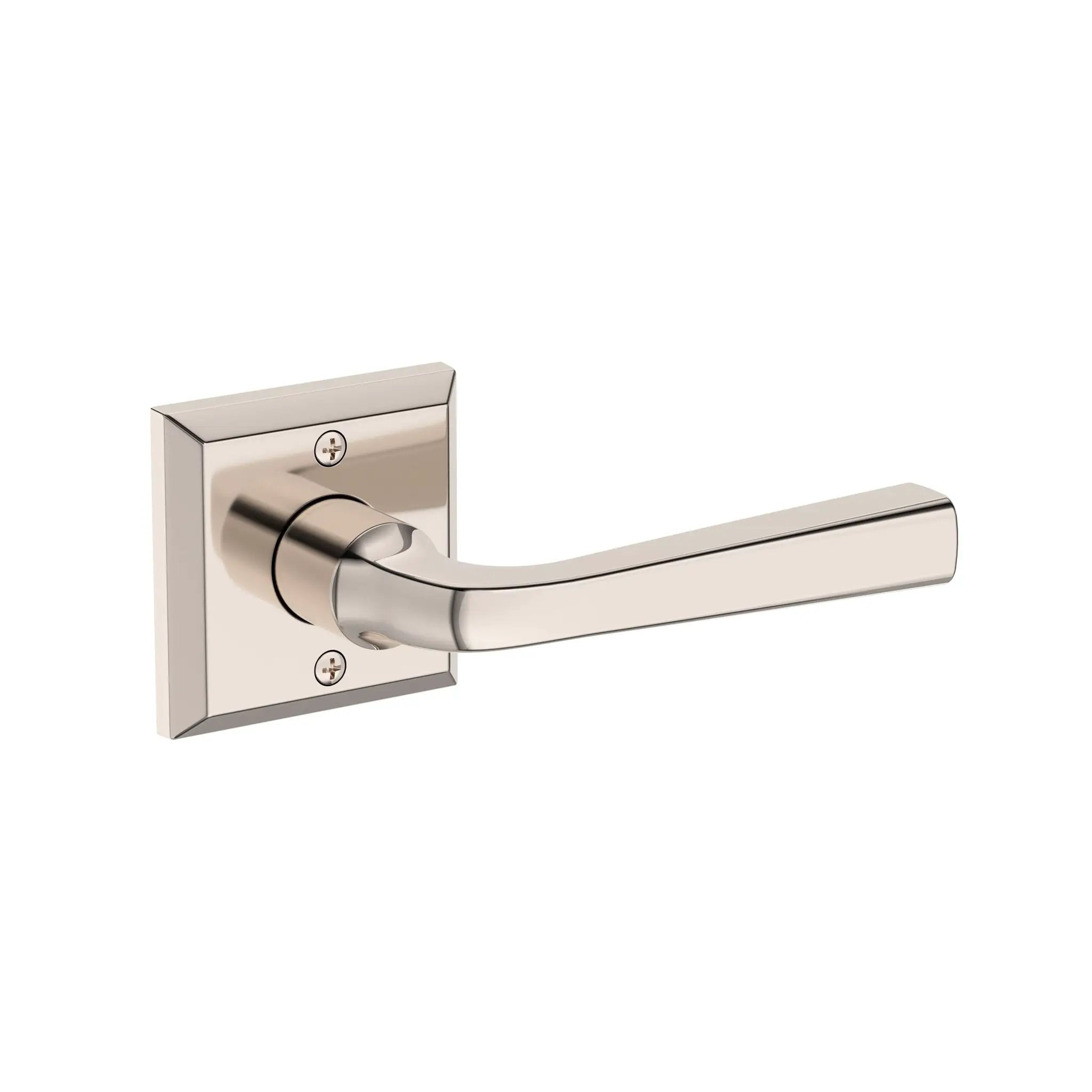 Baldwin Reserve Kingvale Lever with Traditional Square Rose by Baldwin