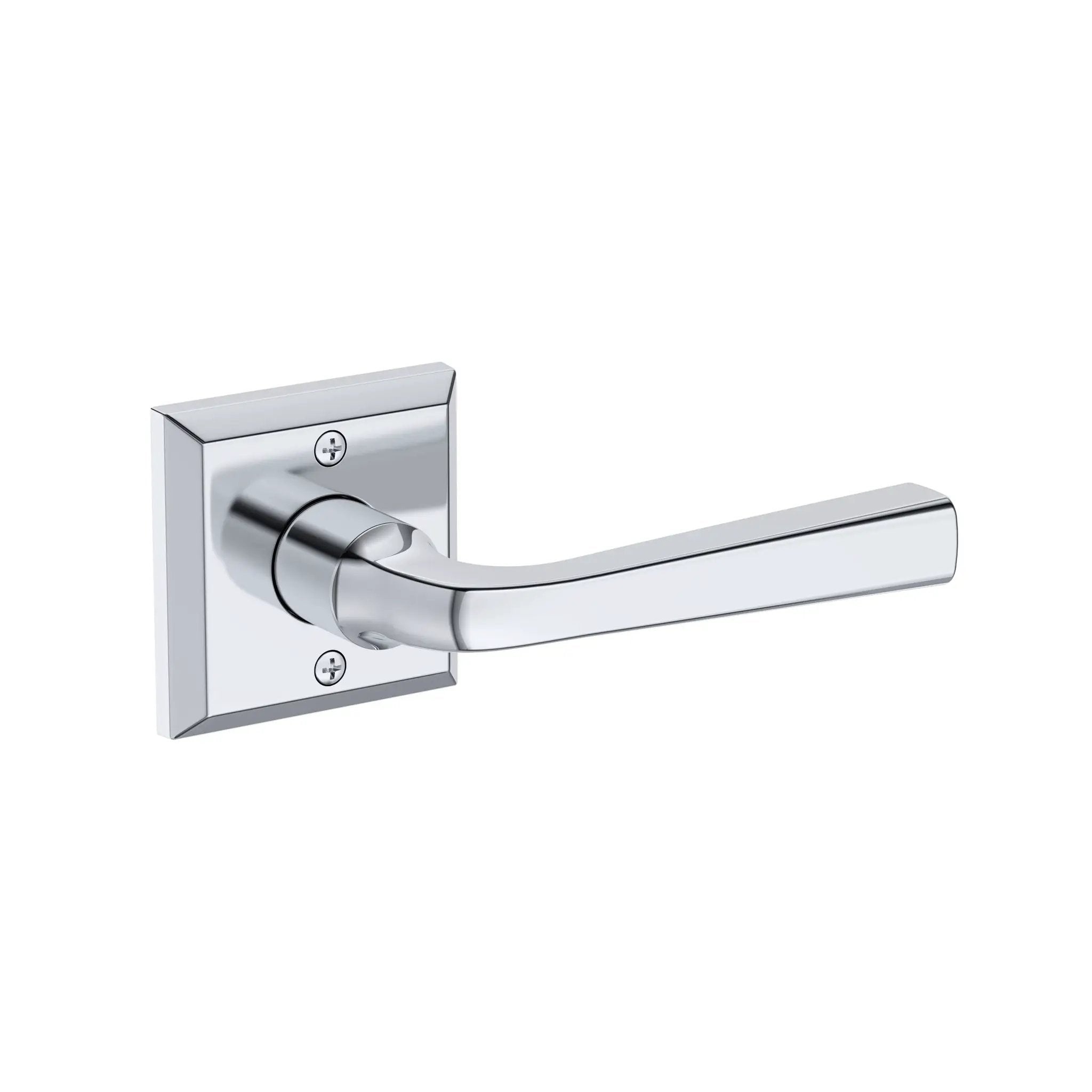 Baldwin Reserve Kingvale Lever with Traditional Square Rose by Baldwin