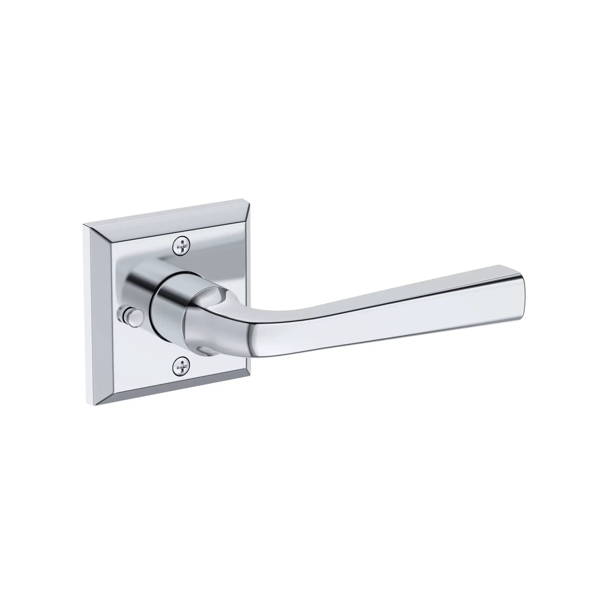 Baldwin Reserve Kingvale Lever with Traditional Square Rose by Baldwin