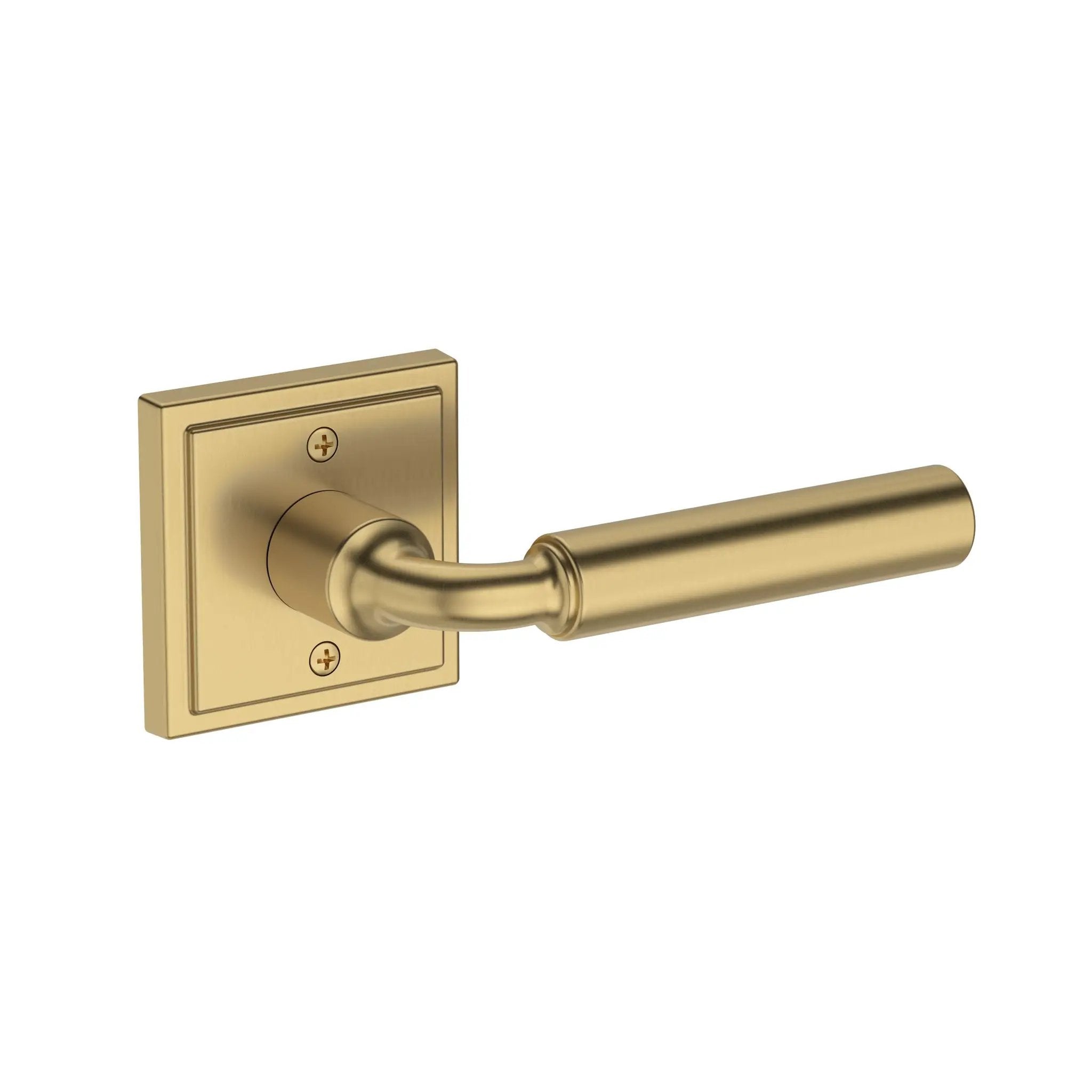 Baldwin Reserve La Conner Lever with Stepped Square Rose by Baldwin
