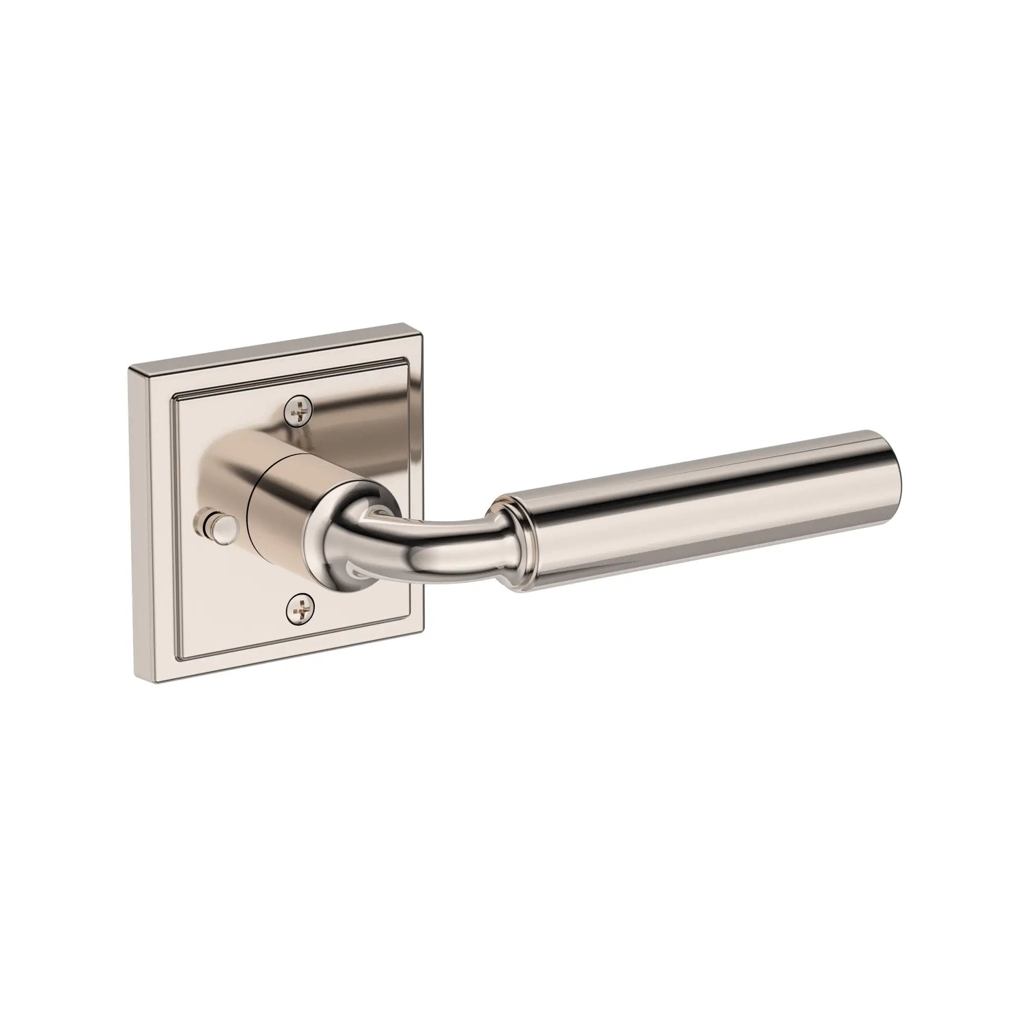 Baldwin Reserve La Conner Lever with Stepped Square Rose by Baldwin