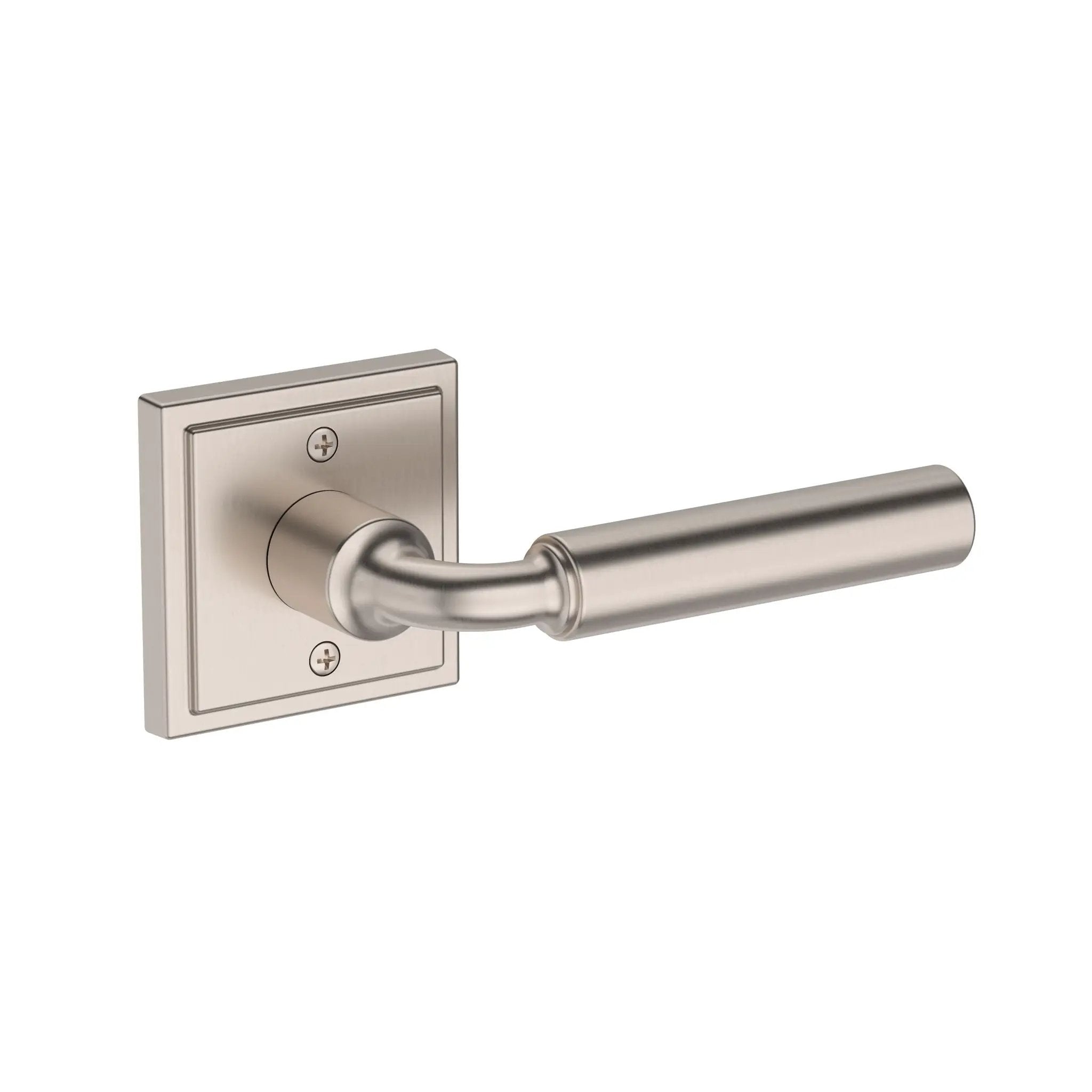 Baldwin Reserve La Conner Lever with Stepped Square Rose by Baldwin
