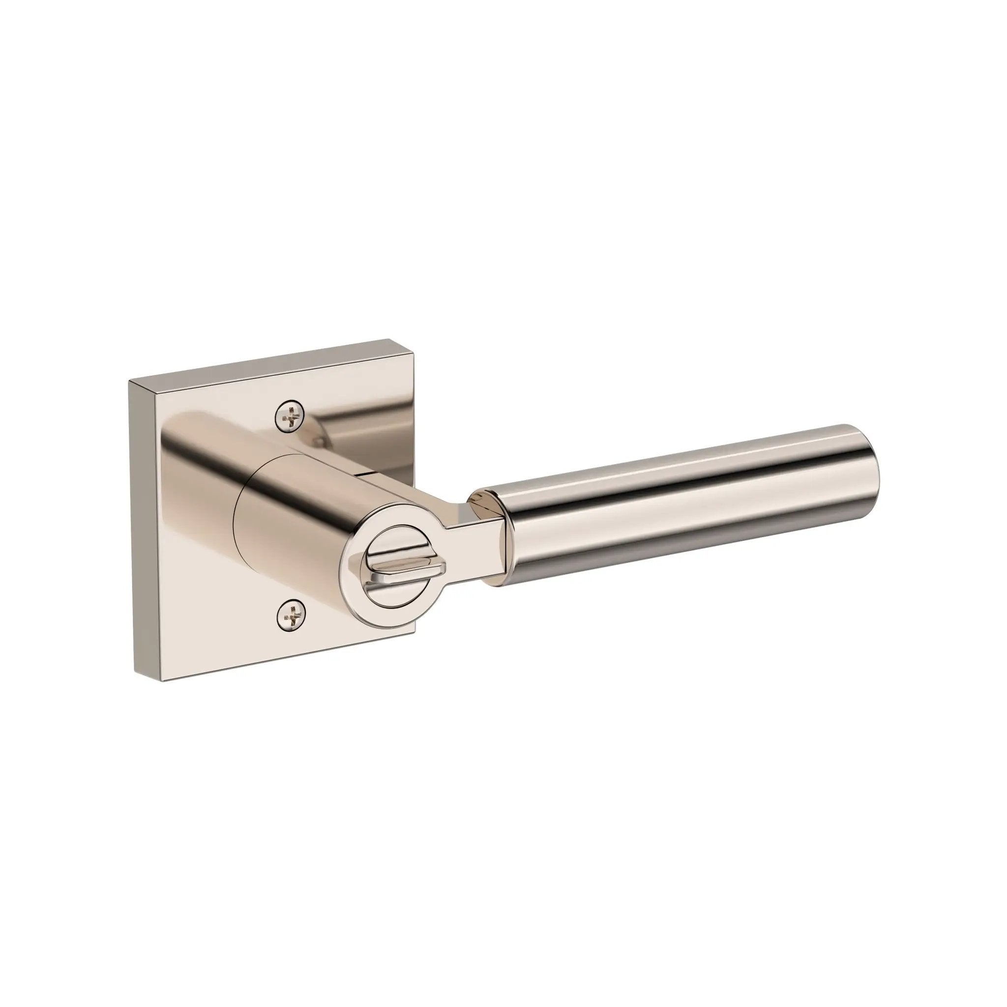 Baldwin Reserve Lake Forest Lever with Contemporary Square Rose by Baldwin