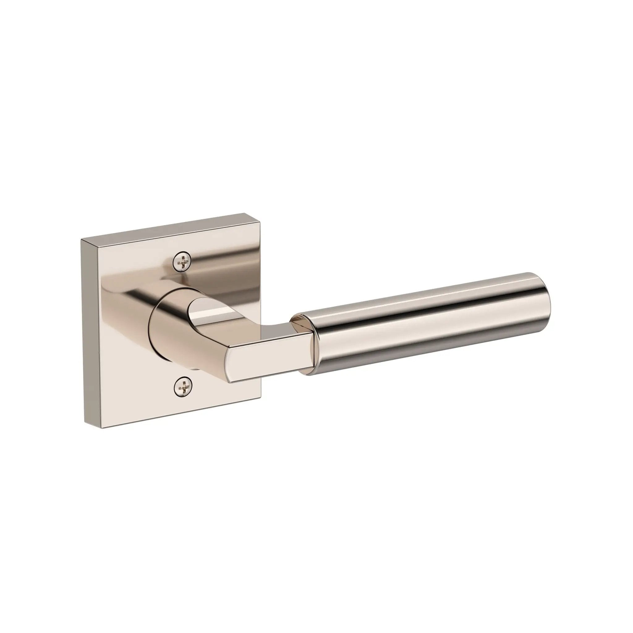 Baldwin Reserve Lake Forest Lever with Contemporary Square Rose by Baldwin