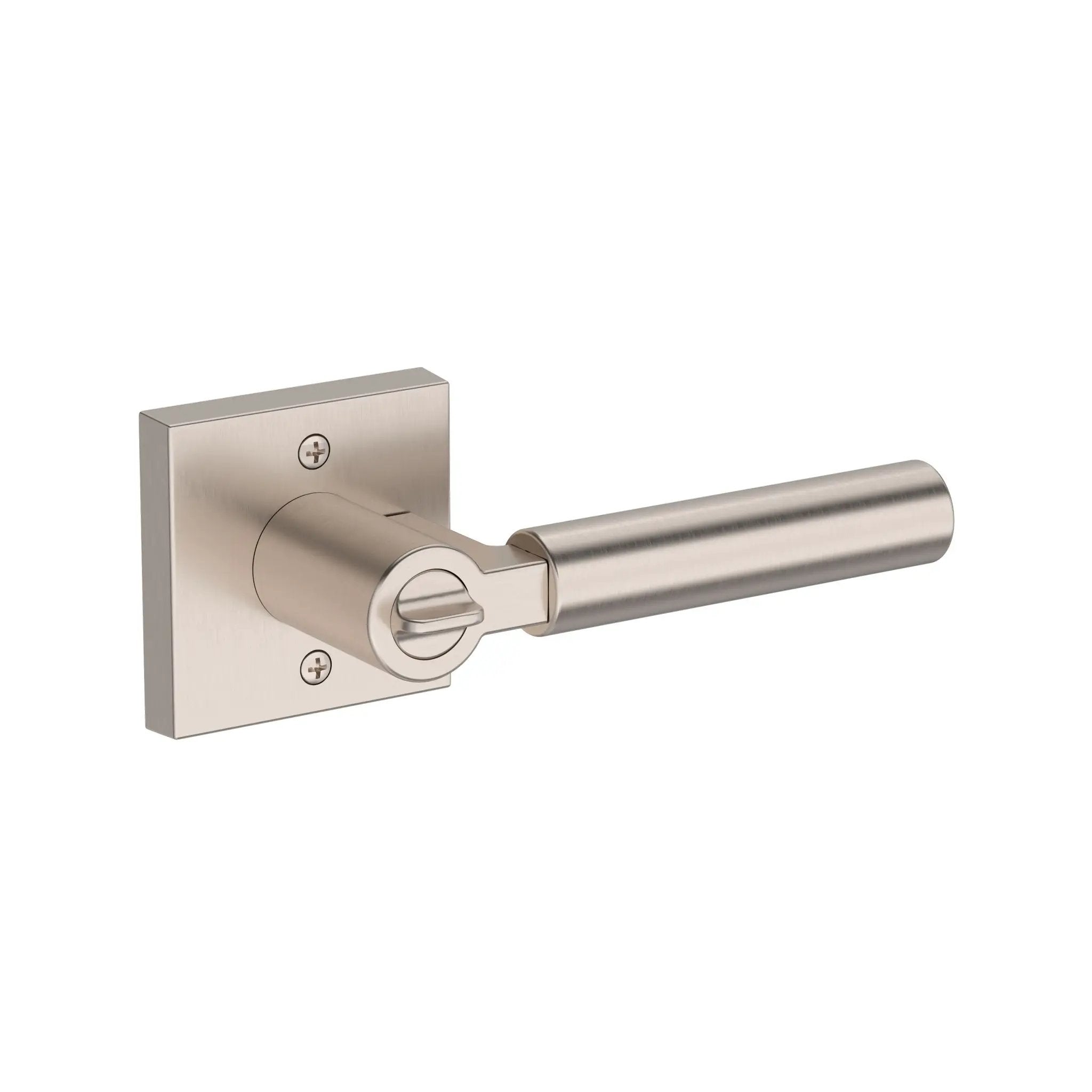 Baldwin Reserve Lake Forest Lever with Contemporary Square Rose by Baldwin
