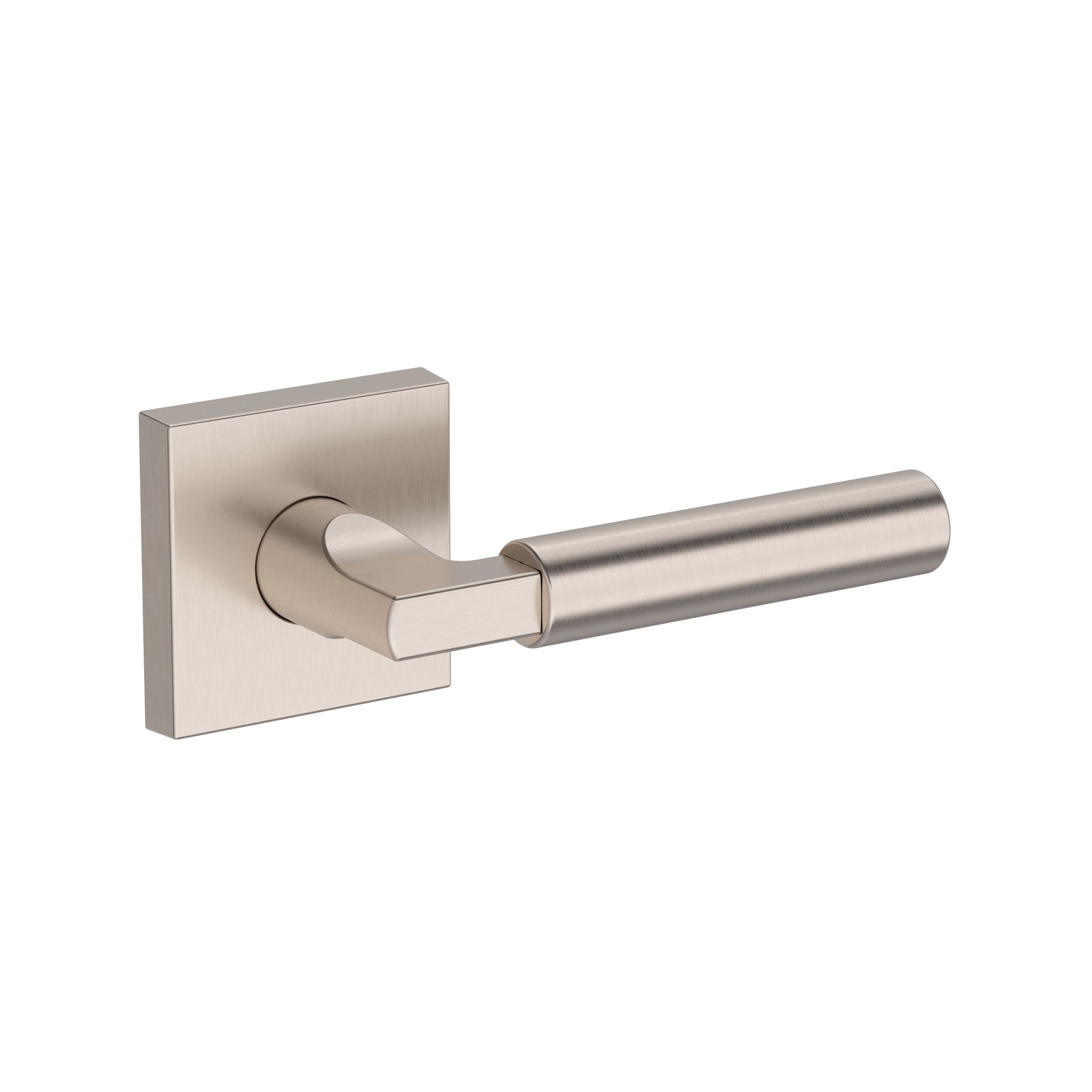 satin nickel door lever