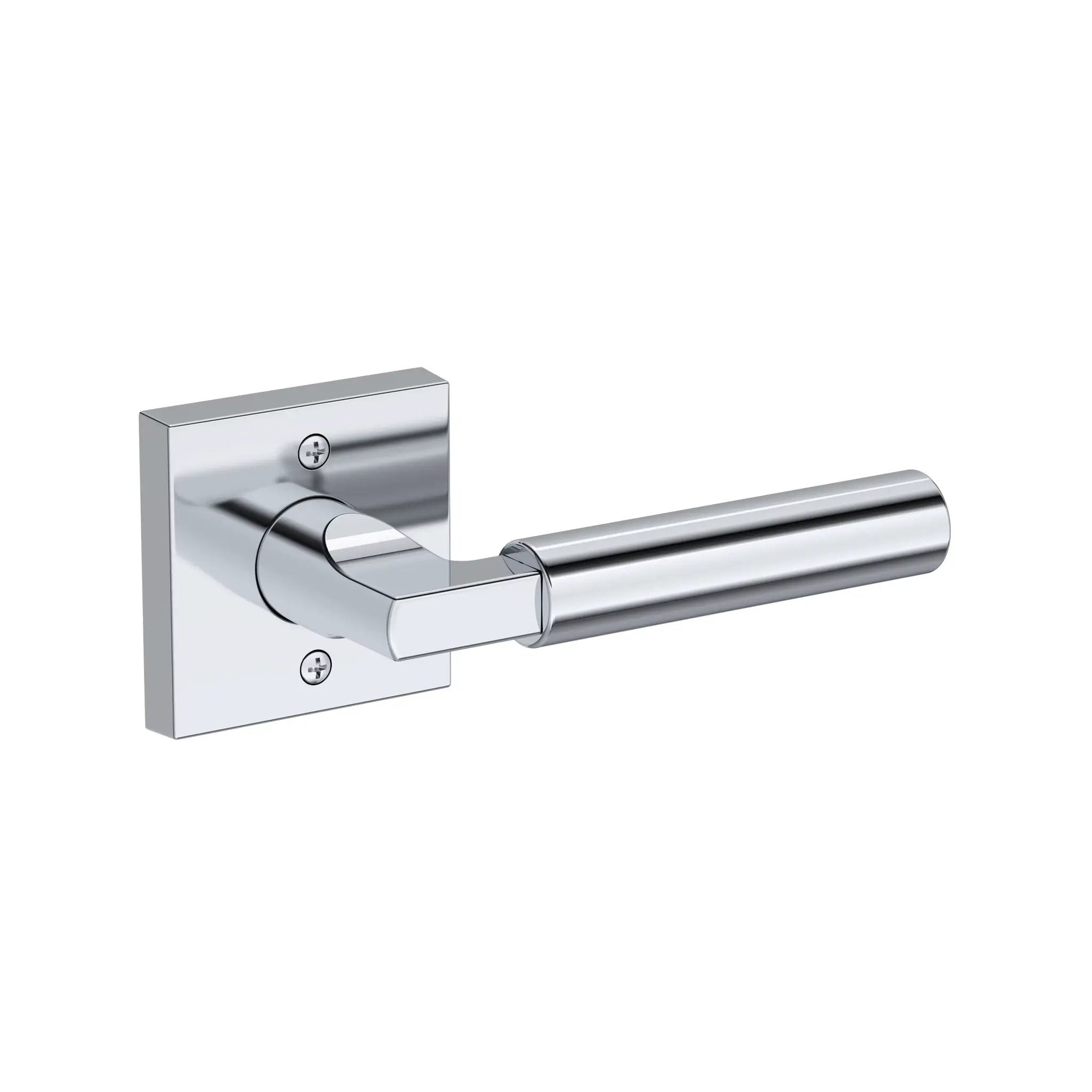 Baldwin Reserve Lake Forest Lever with Contemporary Square Rose by Baldwin