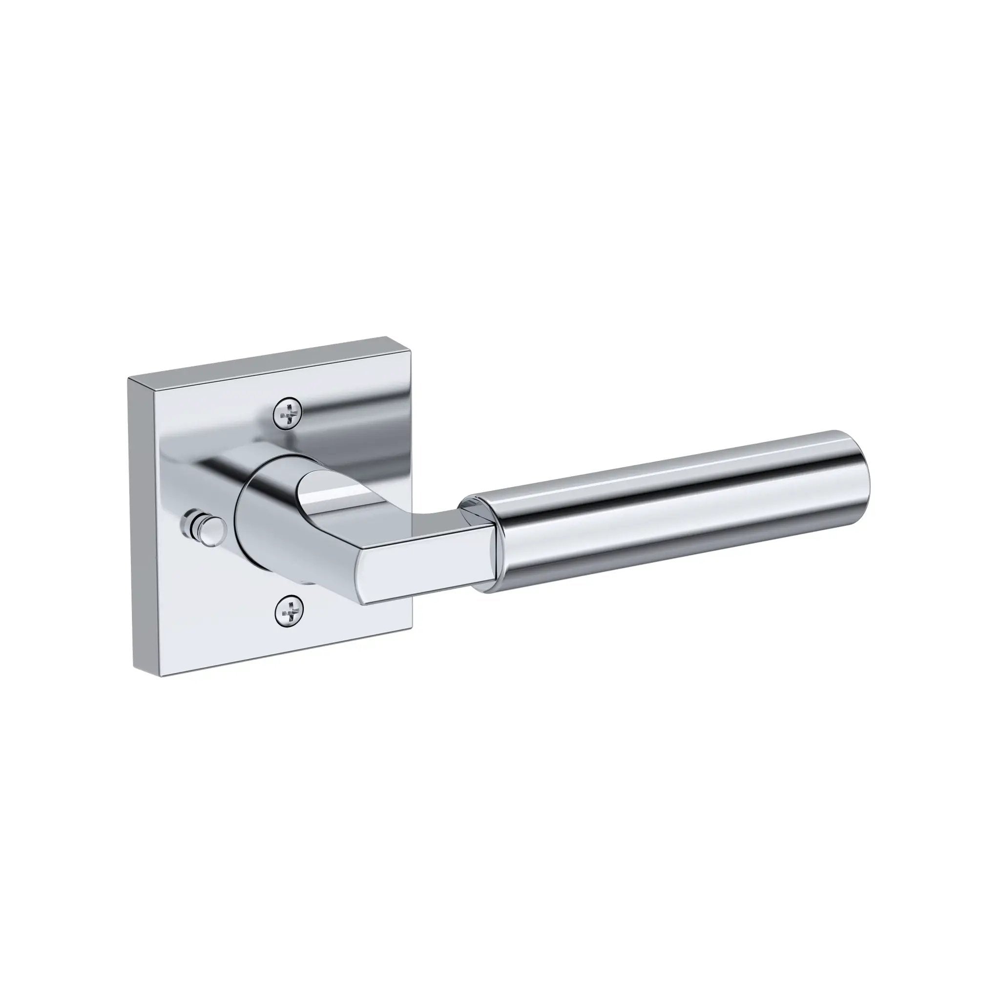 Baldwin Reserve Lake Forest Lever with Contemporary Square Rose by Baldwin