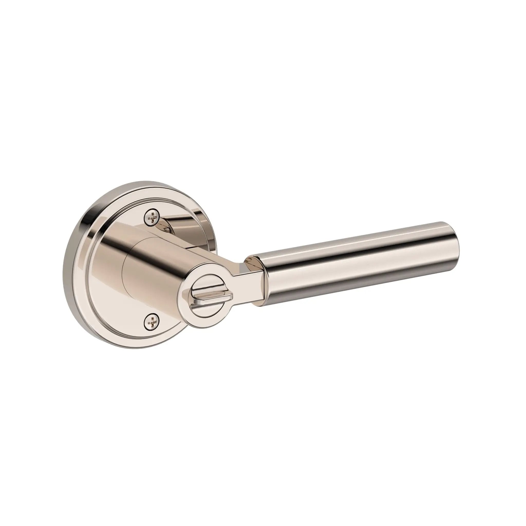 Baldwin Reserve Lake Forest Lever with Stepped Round Rose by Baldwin