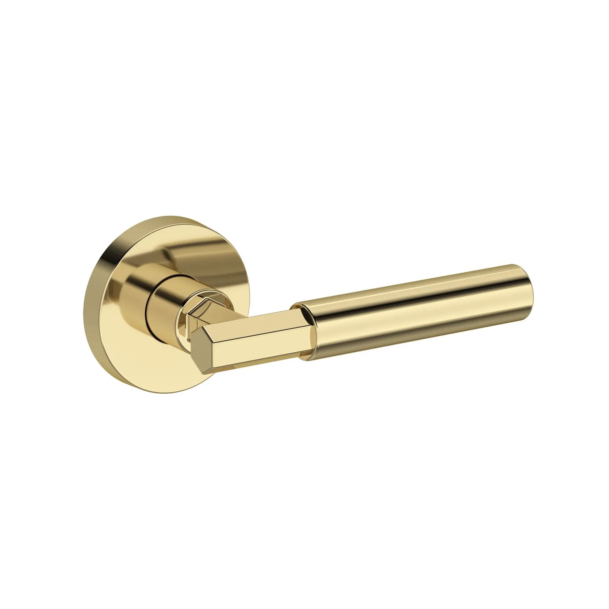 Baldwin Reserve Riddling Lever with Contemporary Round Rose by Baldwin