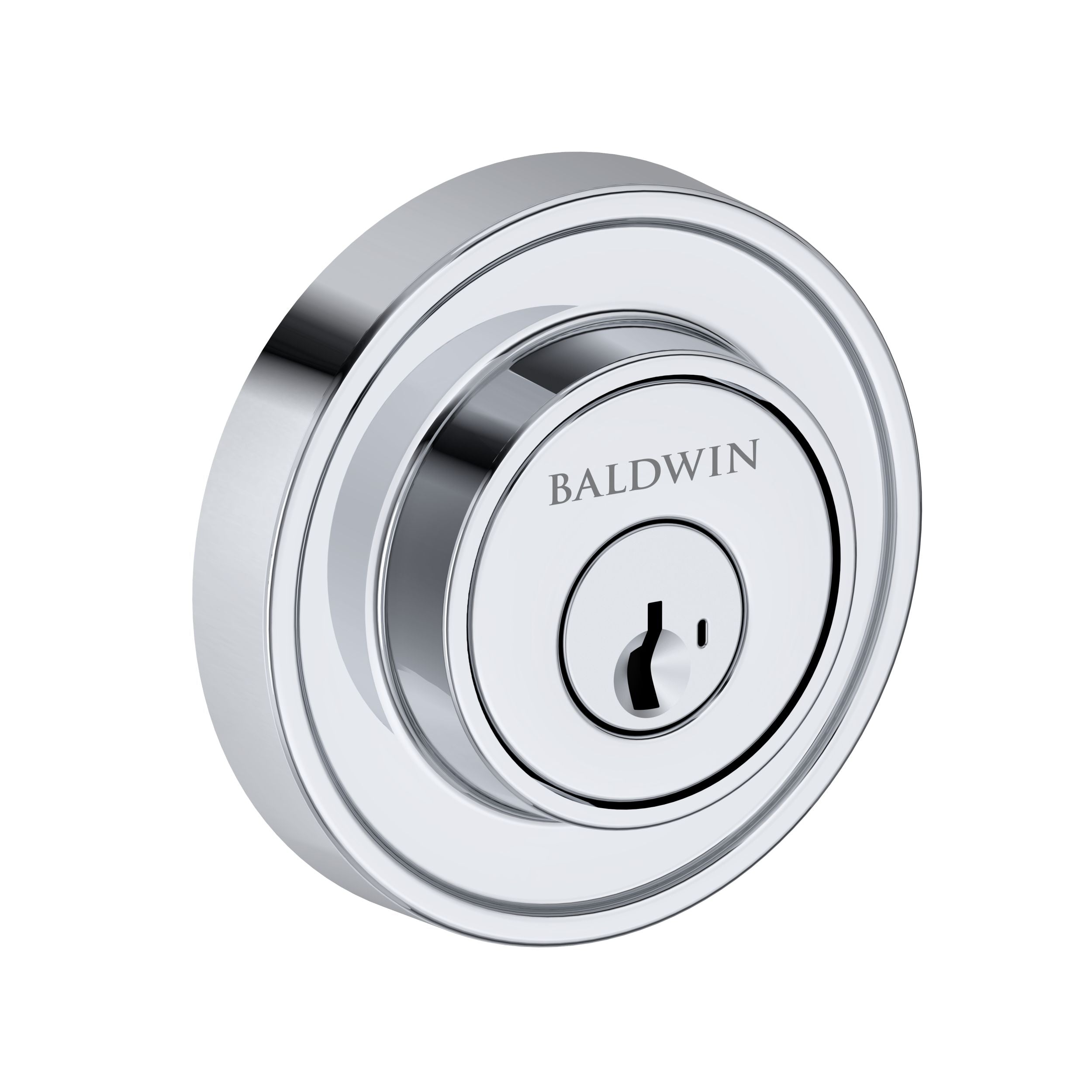 polished chrome door deadbolt