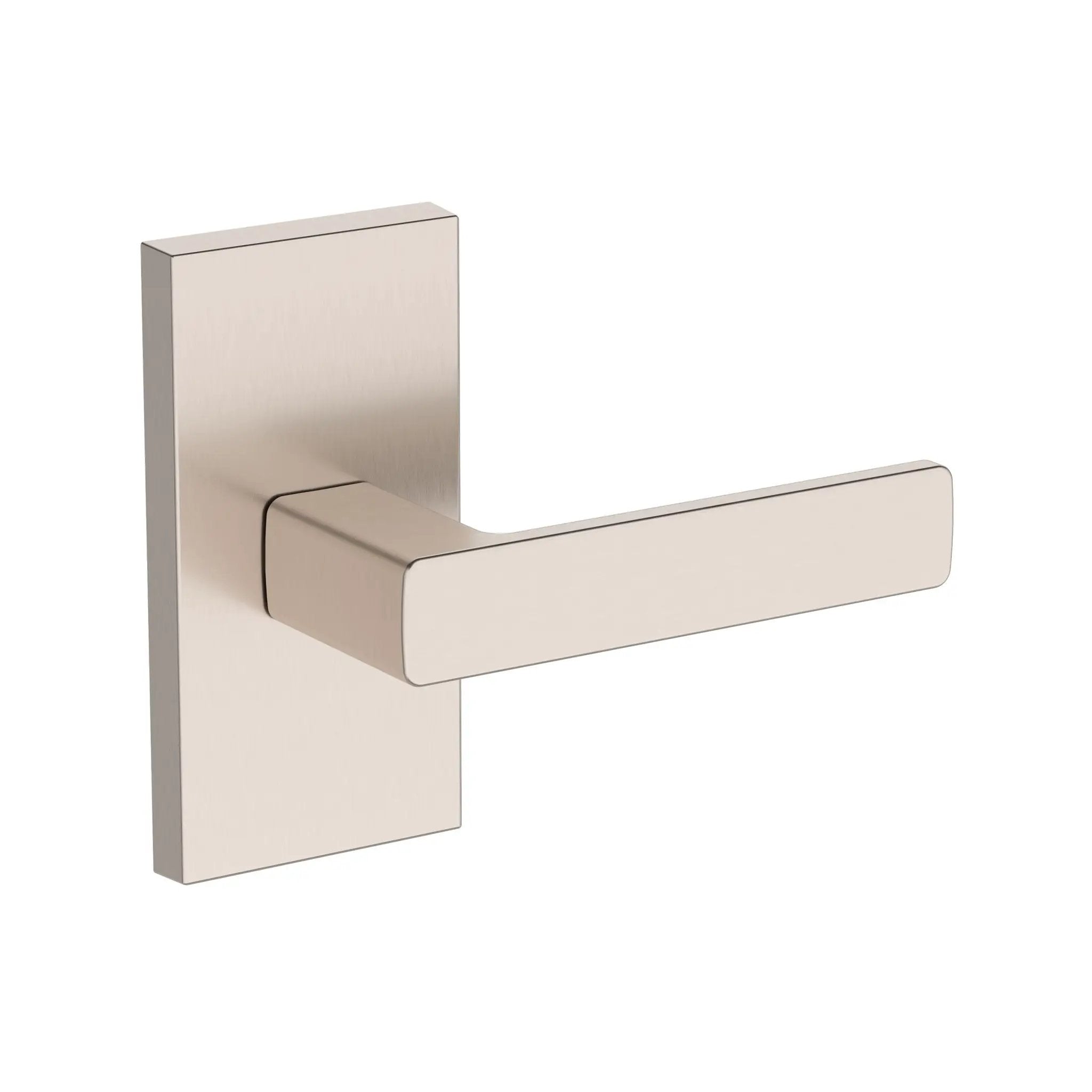 Baldwin Reserve Sharpewood Lever with Contemporary 5" Rose by Baldwin