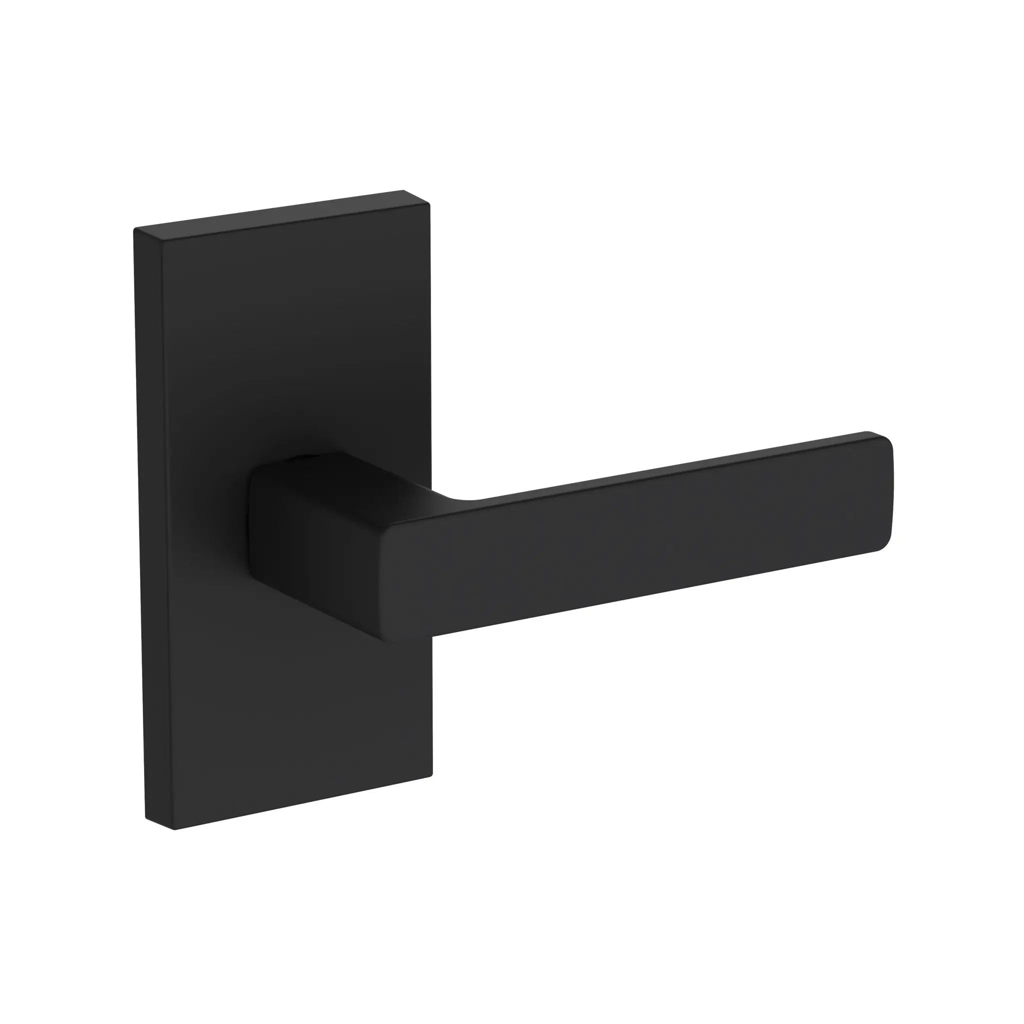 Baldwin Reserve Sharpewood Lever with Contemporary 5" Rose by Baldwin