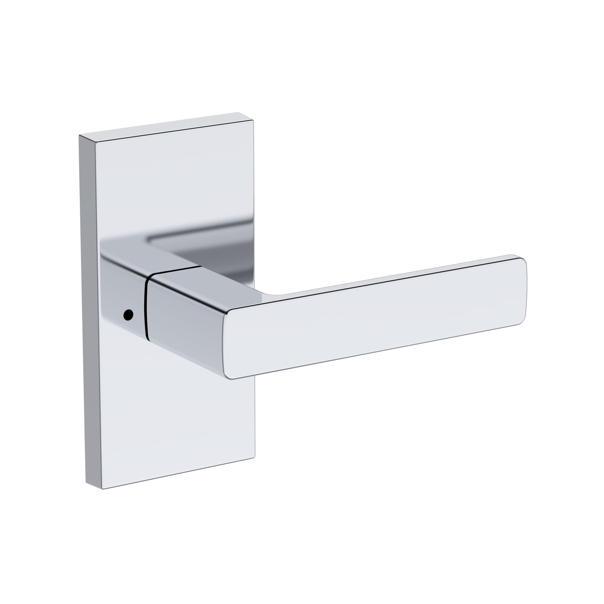 Baldwin Reserve Sharpewood Lever with Contemporary 5" Rose by Baldwin