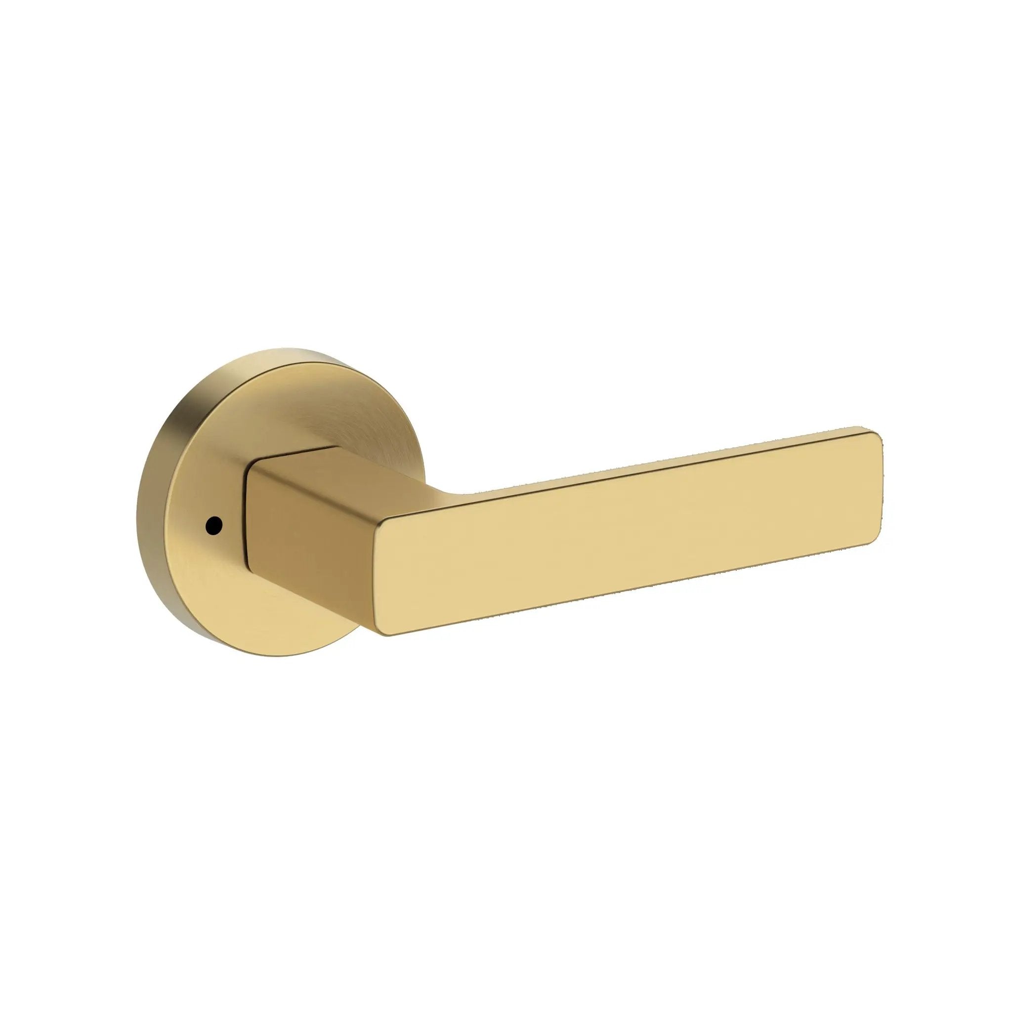 Baldwin Reserve Sharpewood Lever with Contemporary Round Rose by Baldwin