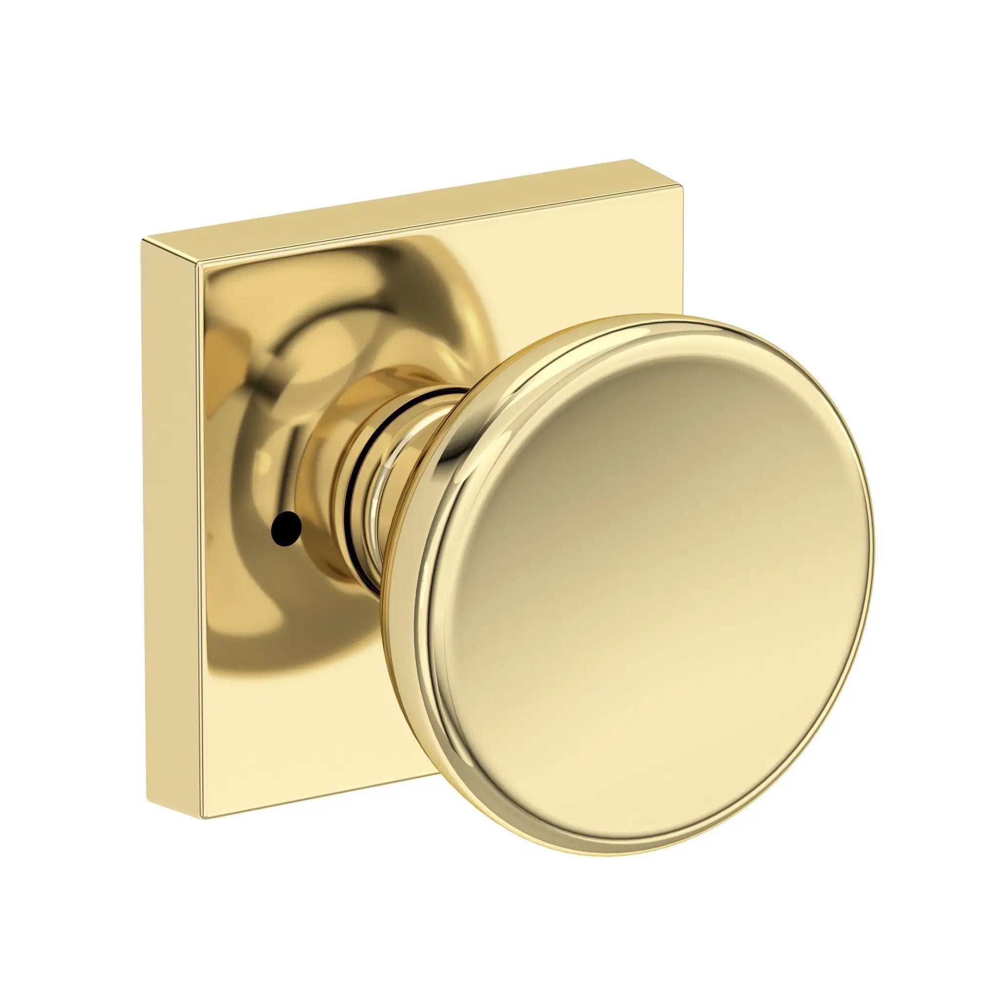Baldwin Reserve Solvang Knob with Contemporary Square Rose by Baldwin