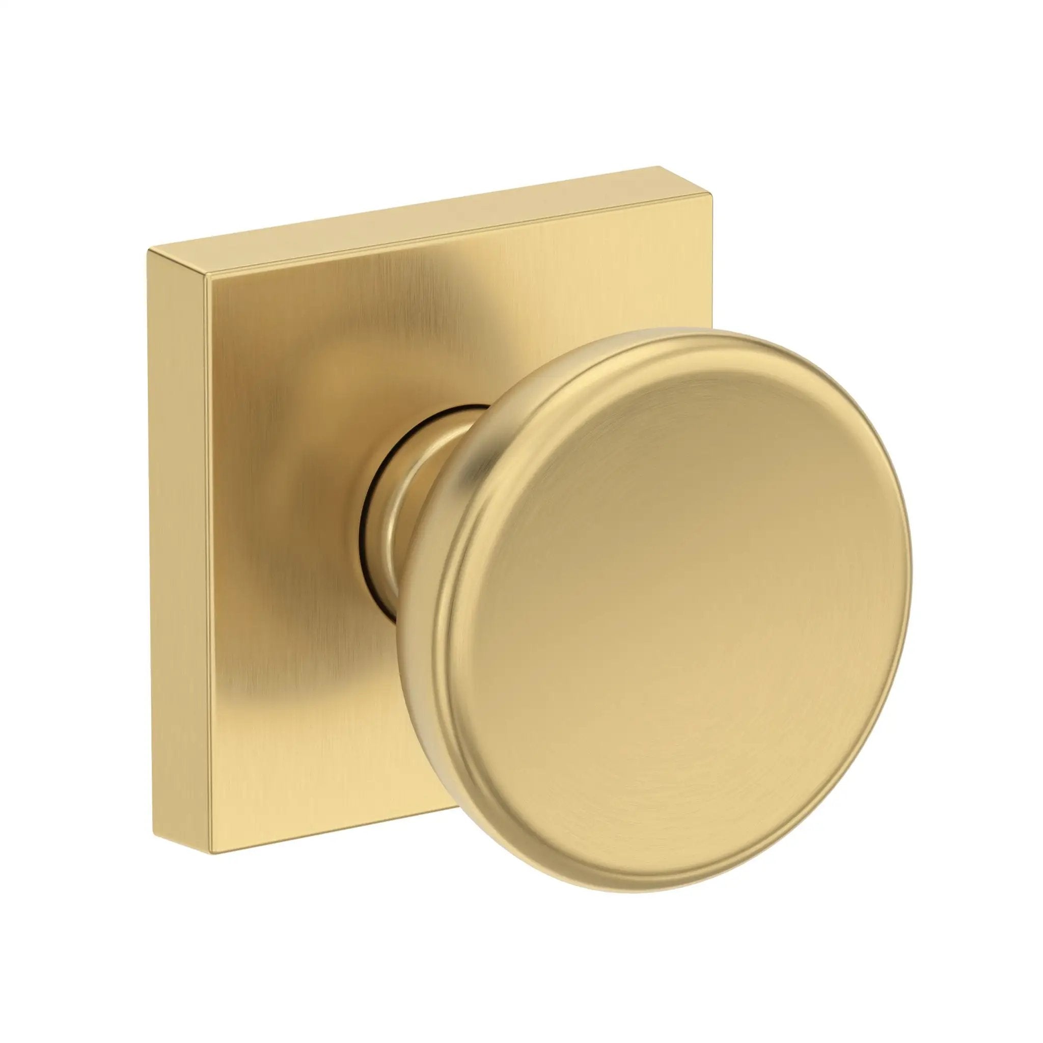 Baldwin Reserve Solvang Knob with Contemporary Square Rose by Baldwin