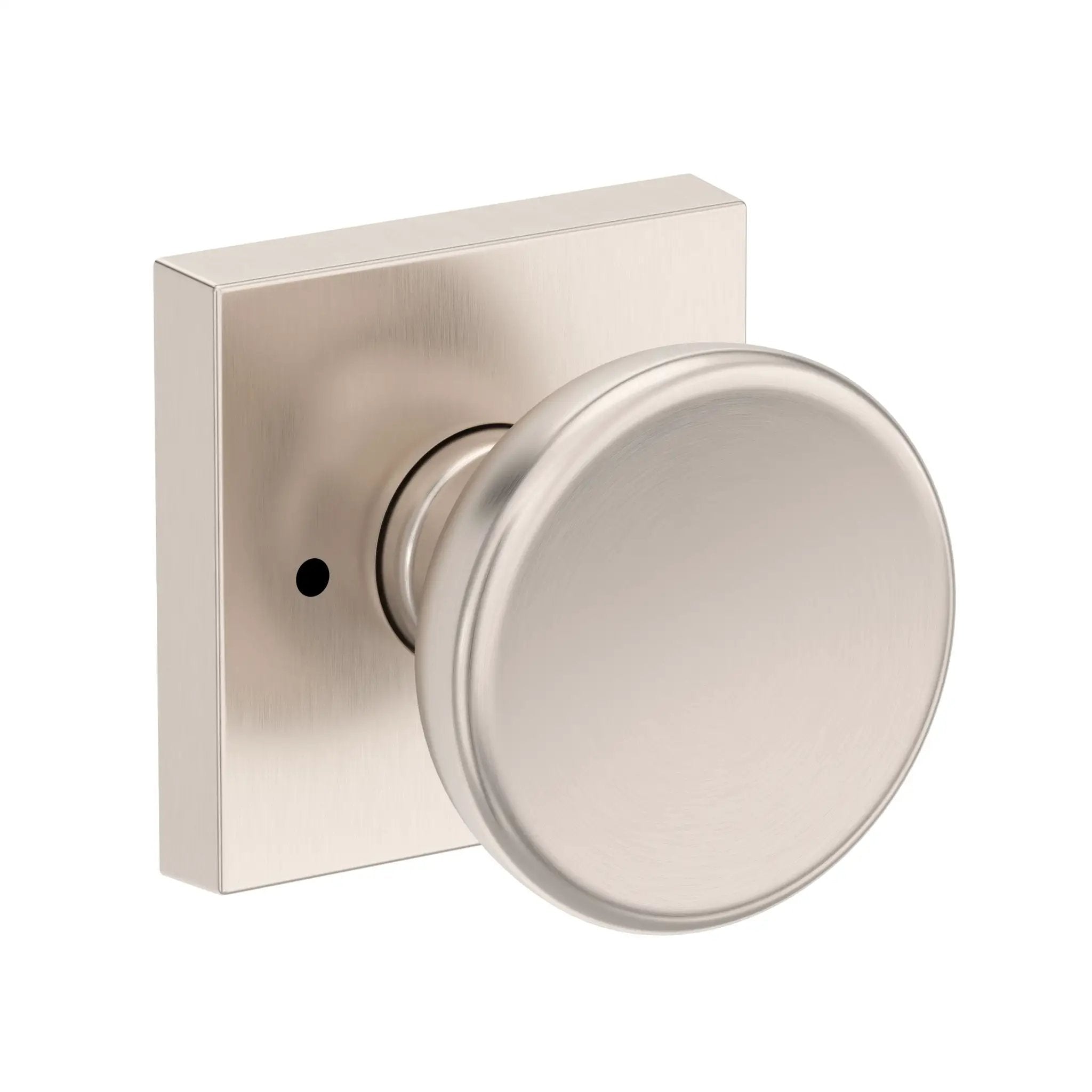 Baldwin Reserve Solvang Knob with Contemporary Square Rose by Baldwin