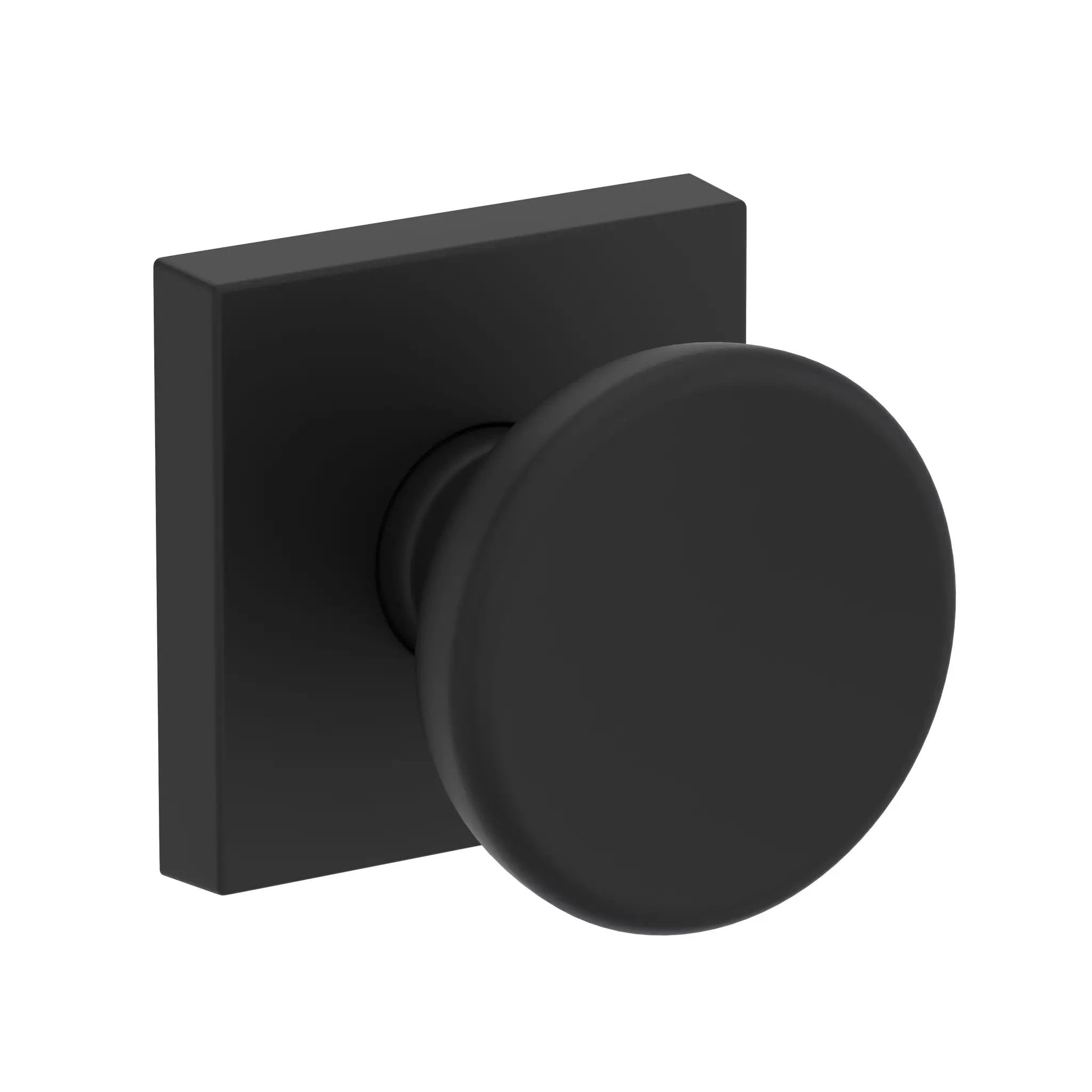 Baldwin Reserve Solvang Knob with Contemporary Square Rose by Baldwin
