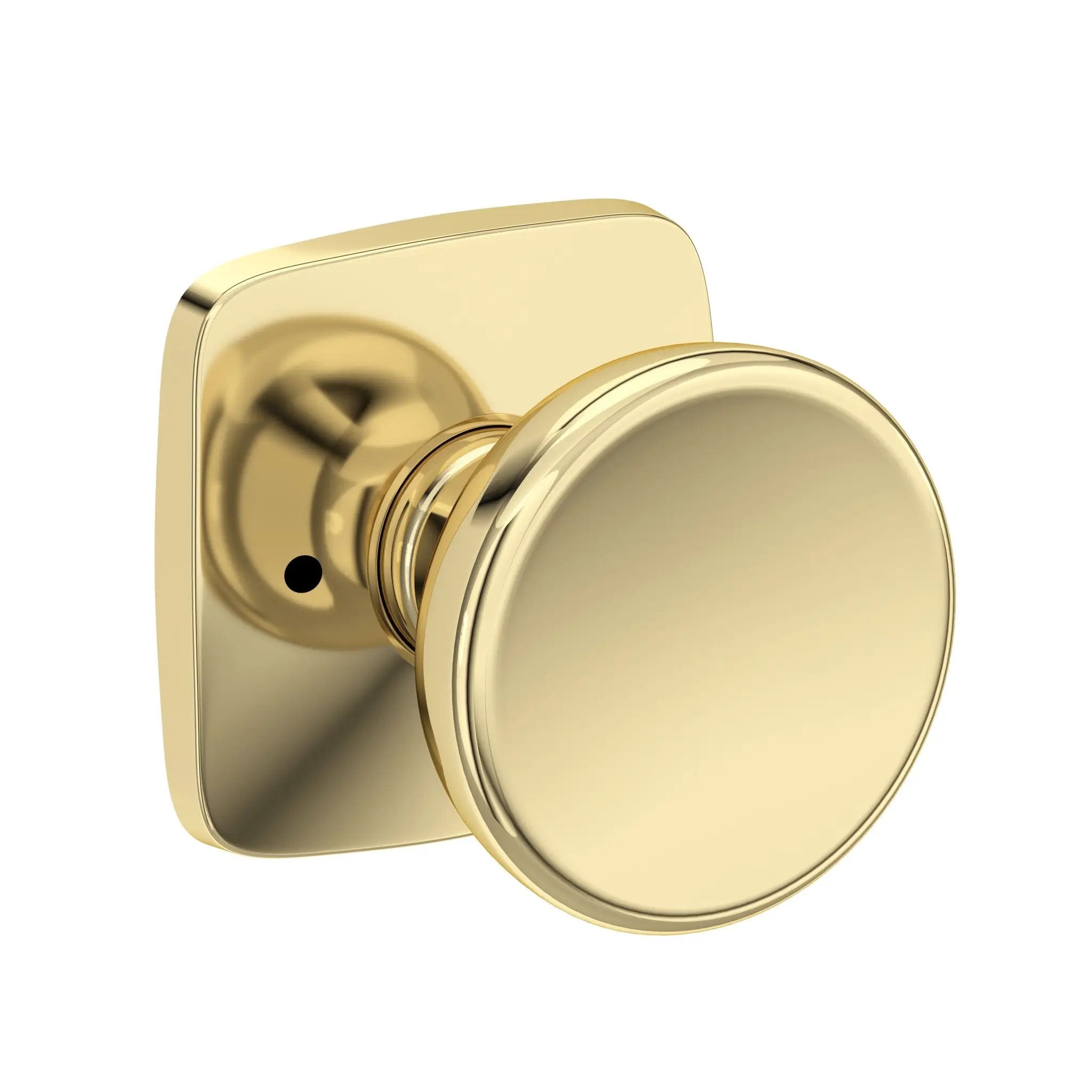 Baldwin Reserve Solvang Knob with Soft Square Rose by Baldwin