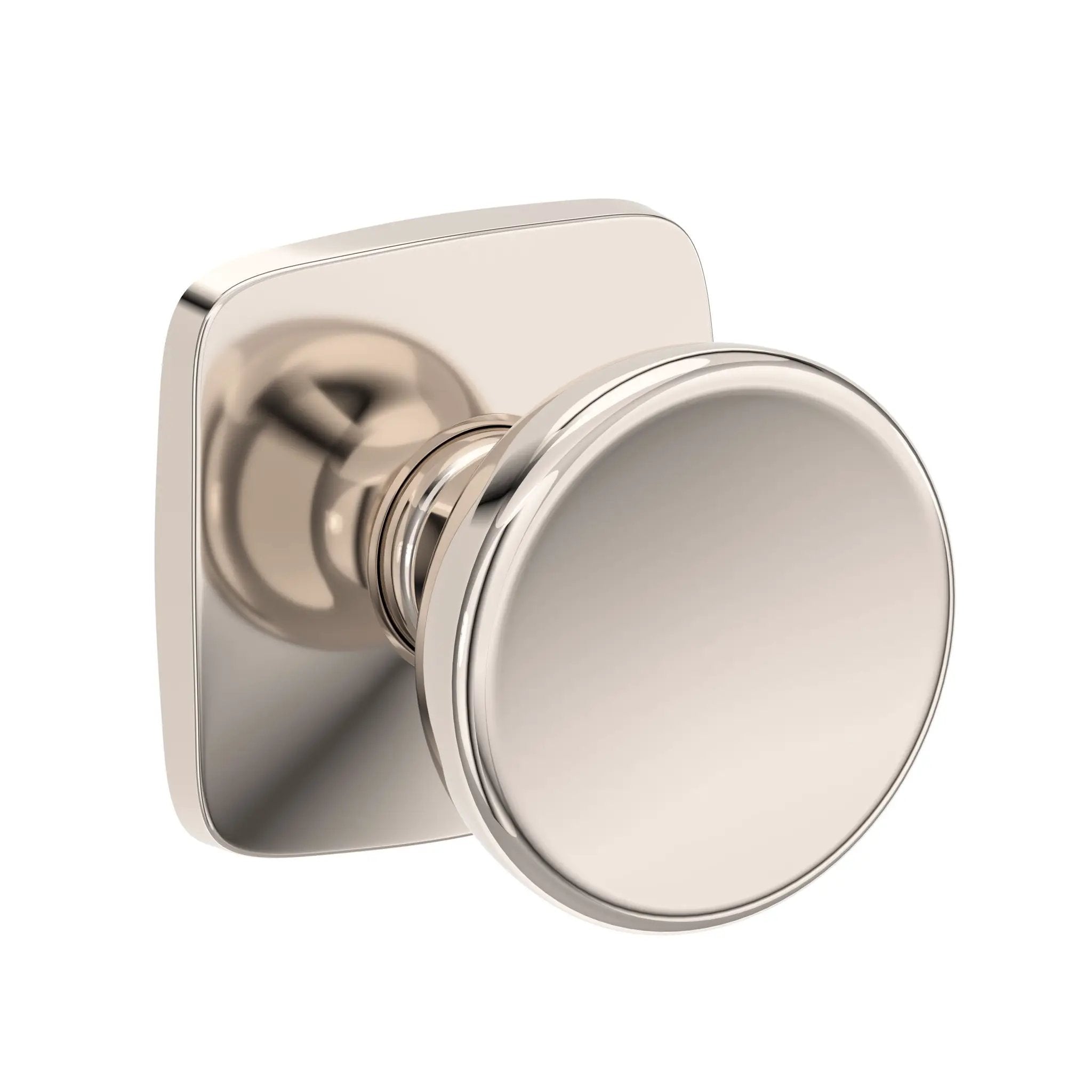Baldwin Reserve Solvang Knob with Soft Square Rose by Baldwin