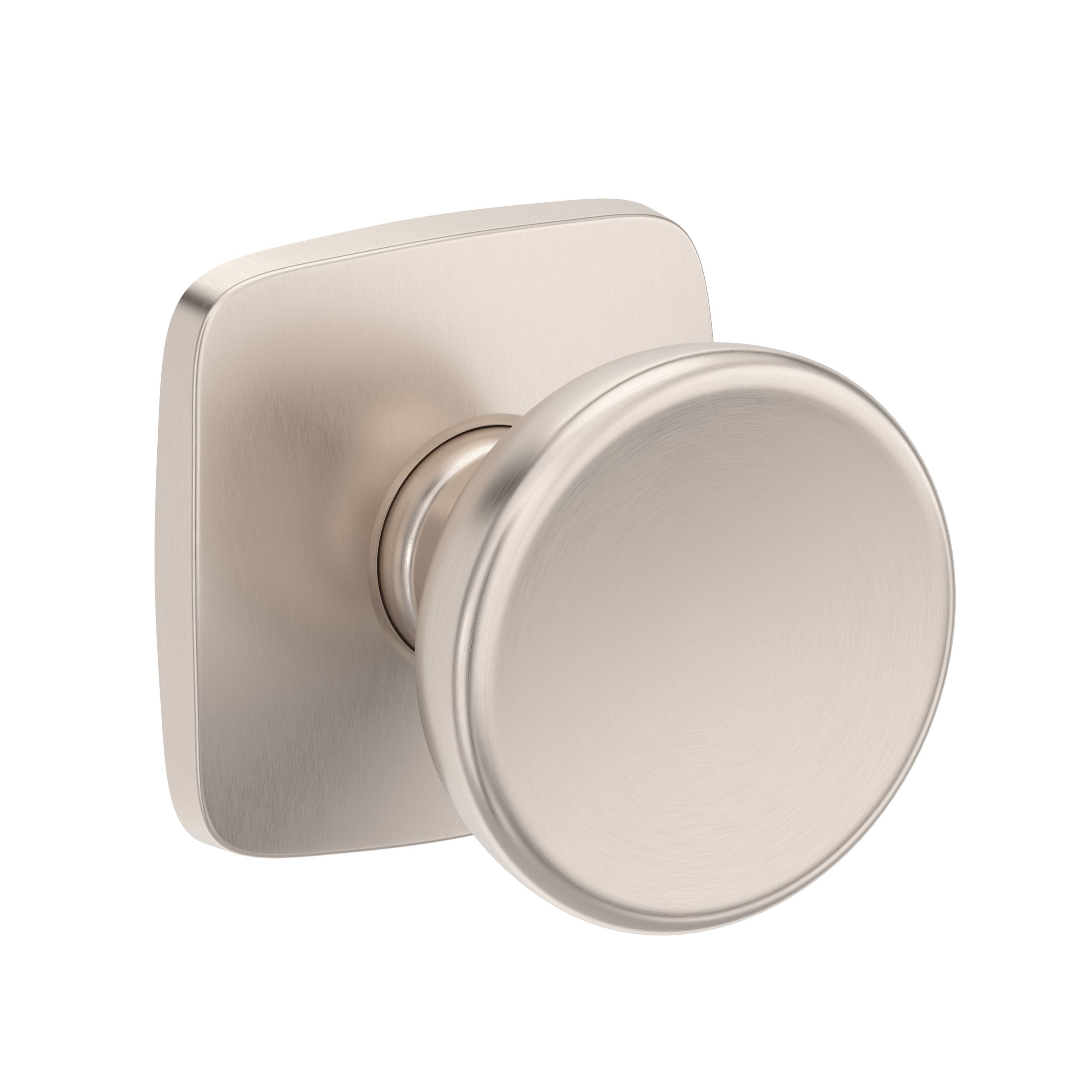 Baldwin Reserve Solvang Knob with Soft Square Rose