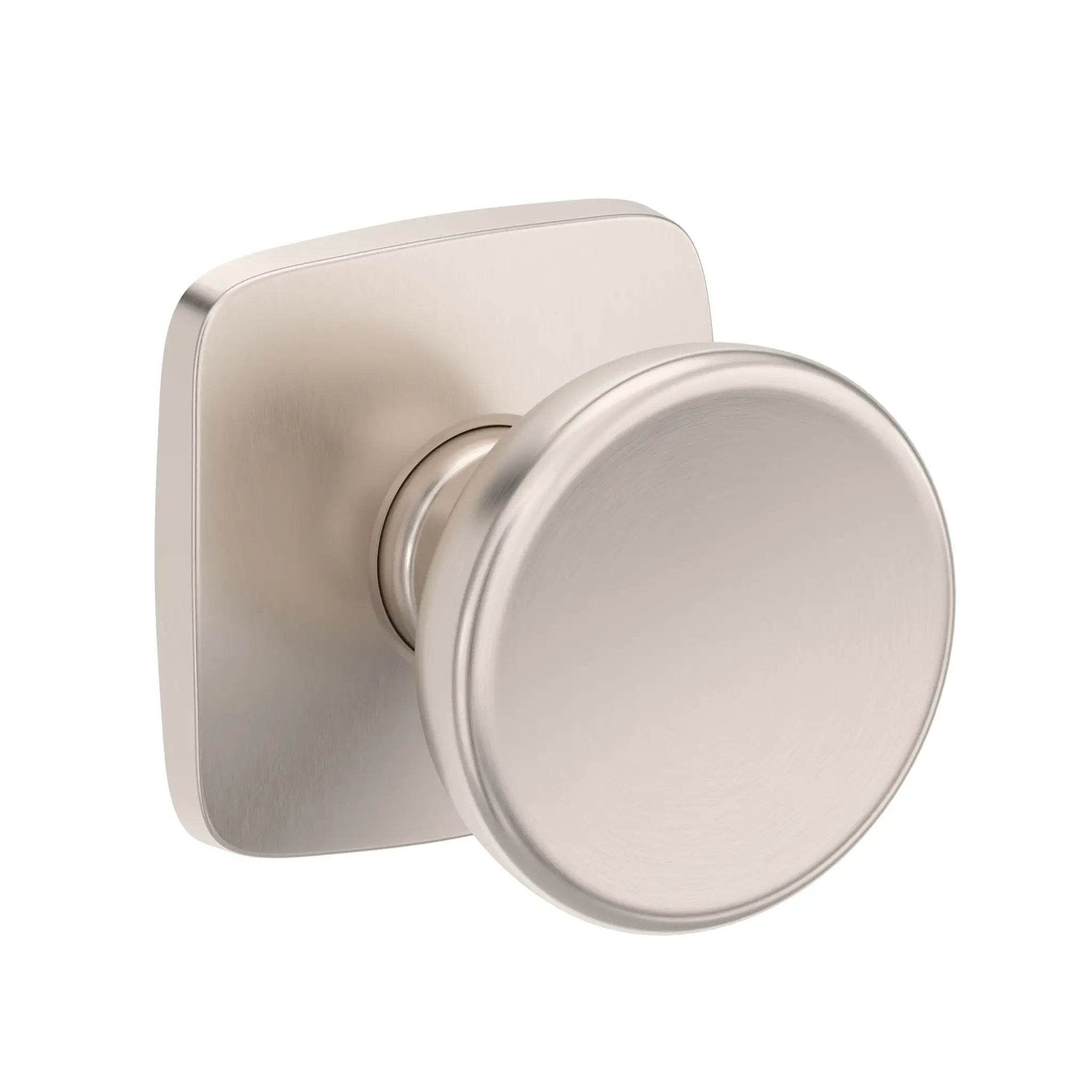 Baldwin Reserve Solvang Knob with Soft Square Rose by Baldwin