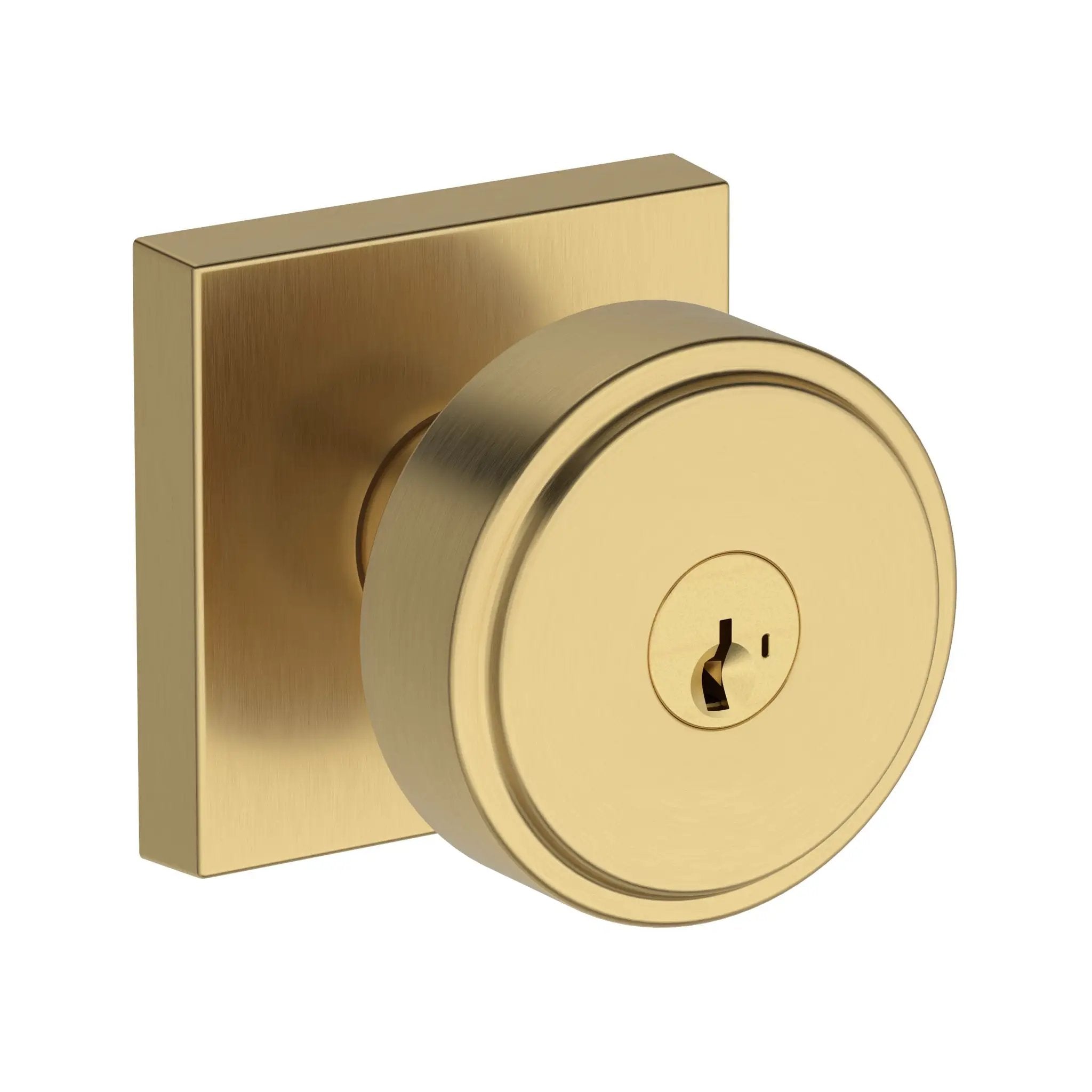 Baldwin Reserve Vashon Lever with Contemporary Square Rose by Baldwin