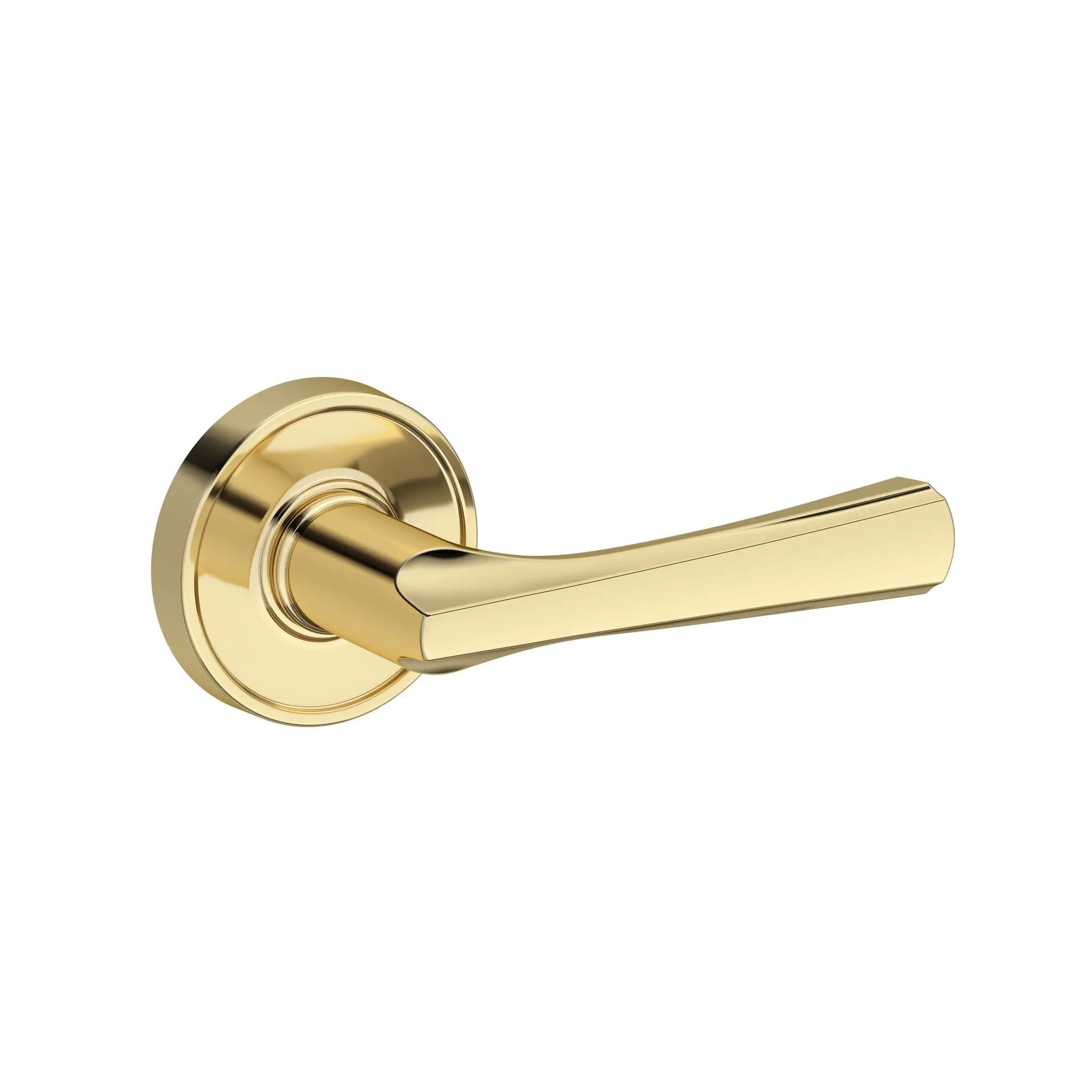 Baldwin Reserve Wyndcliff Lever with Recessed Round Rose by Baldwin