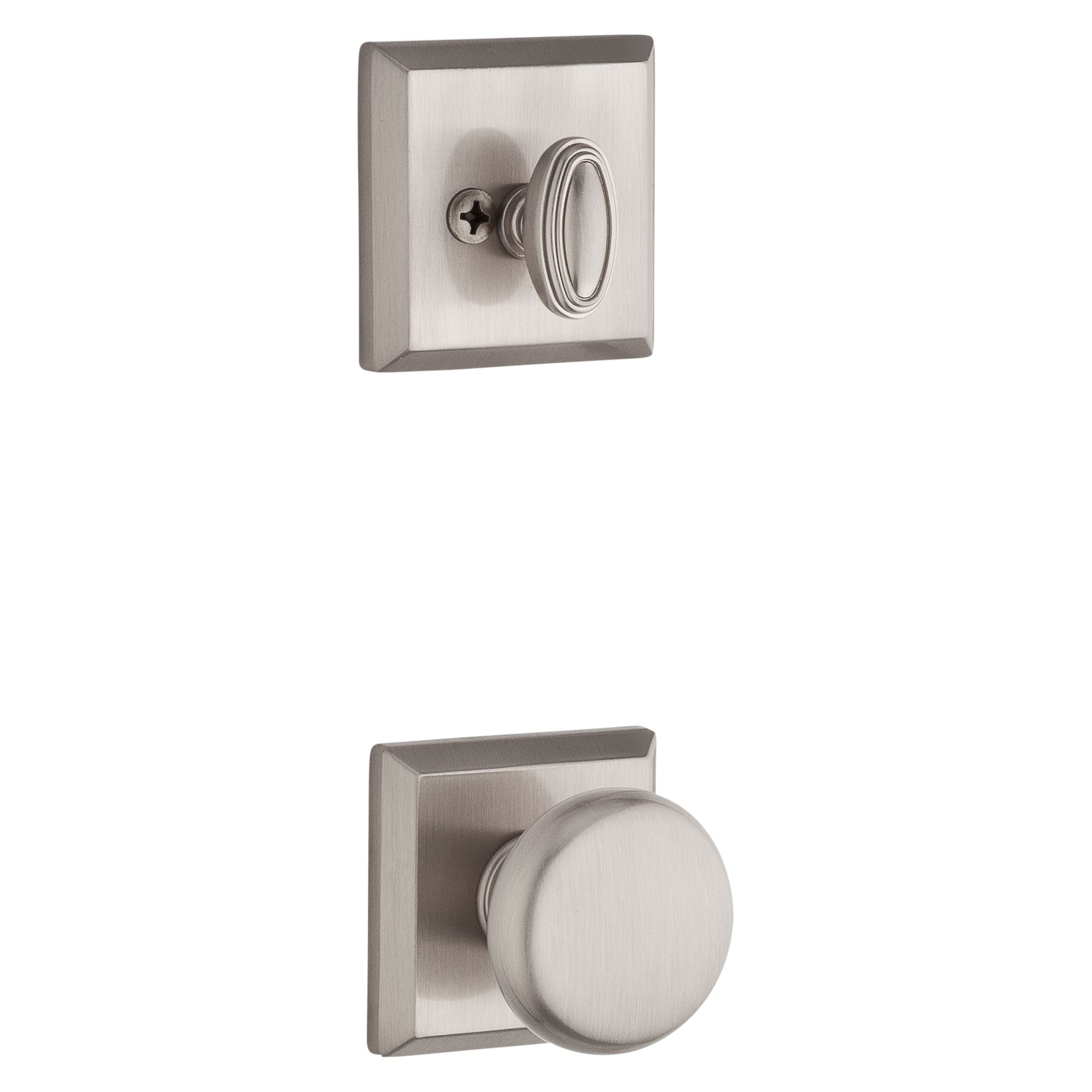 satin nickel door handle