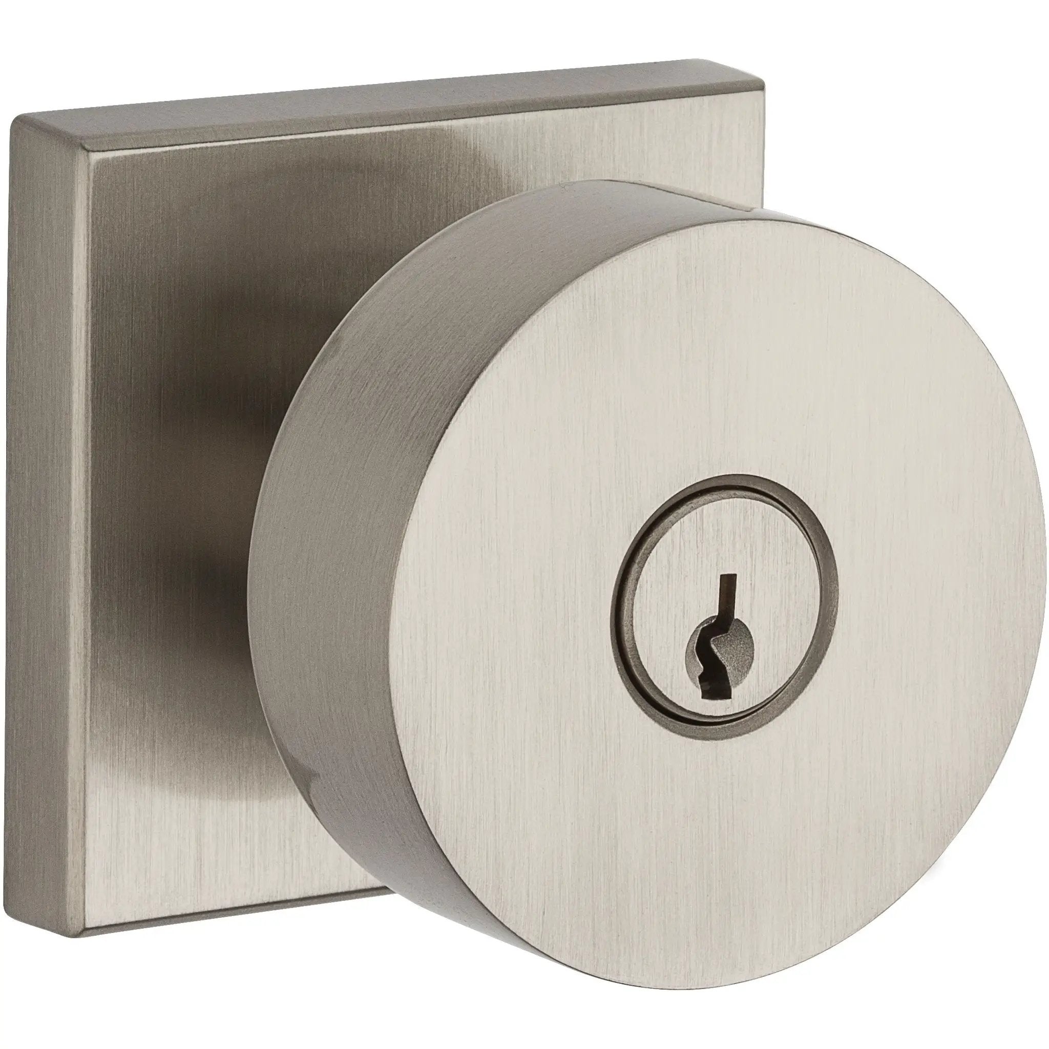 Baldwin Reserve Contemporary Knob and Square Rose by Baldwin