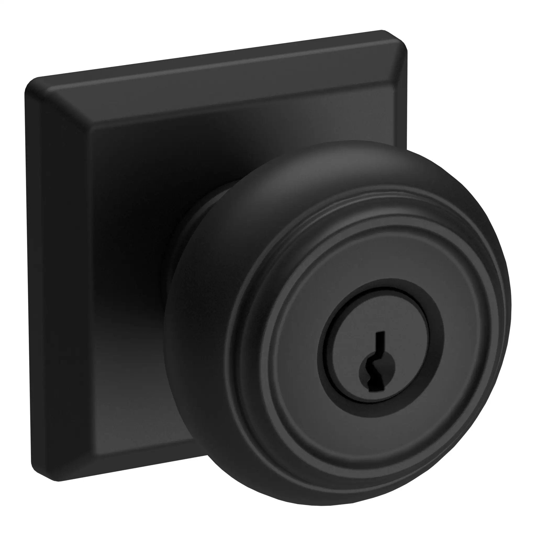 Baldwin Reserve Traditional Knob and Square Rose by Baldwin