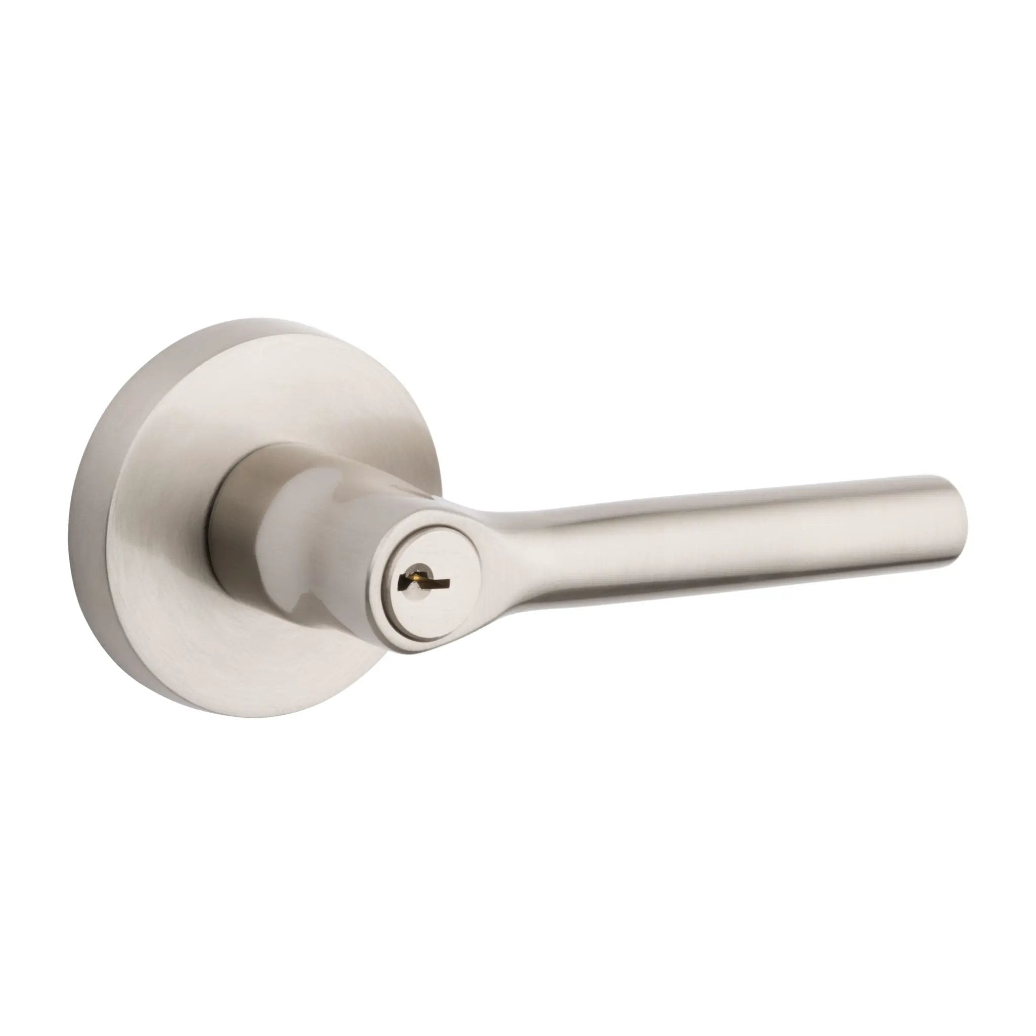 Baldwin Reserve Tube Lever and Contemporary Round Rose by Baldwin