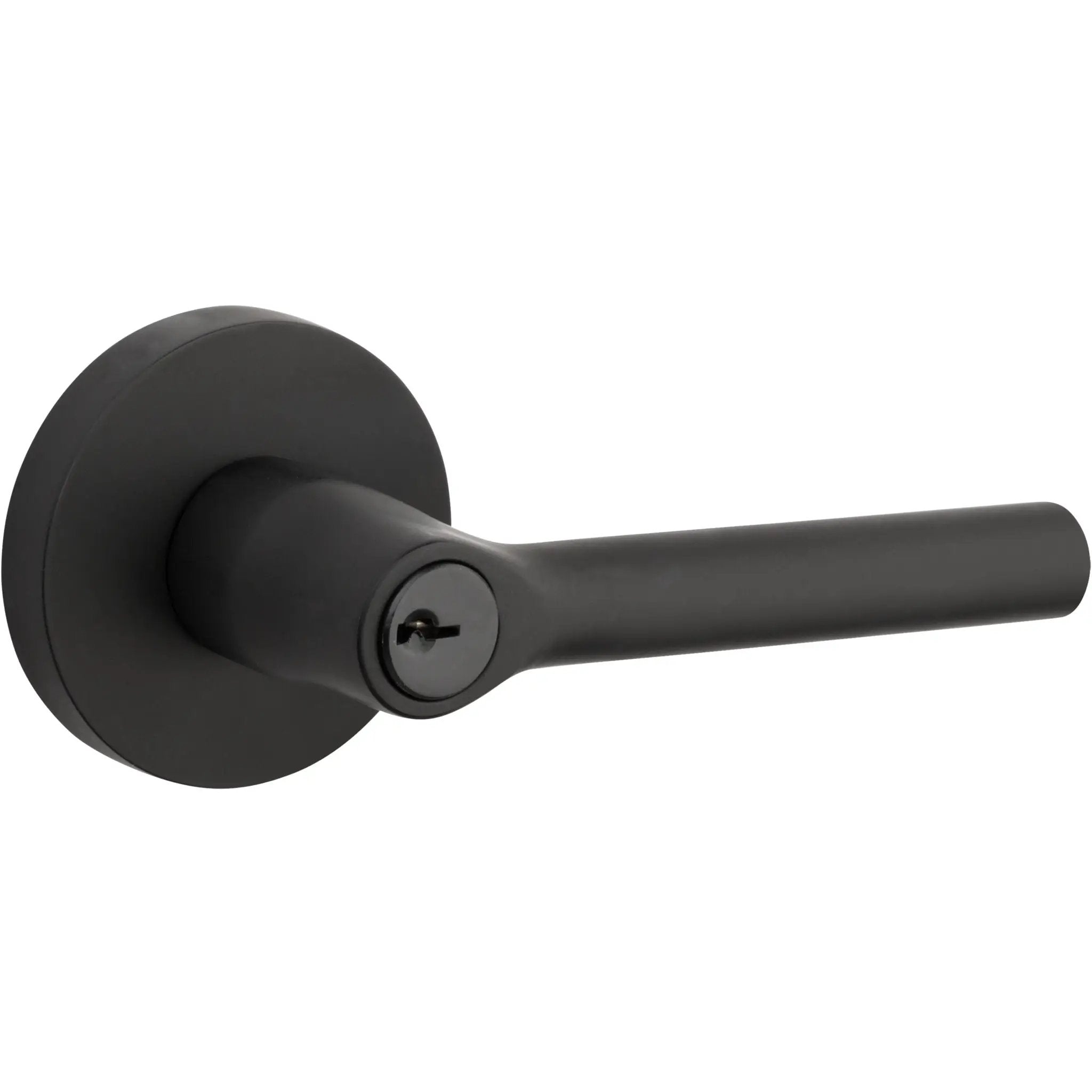 Baldwin Reserve Tube Lever and Contemporary Round Rose by Baldwin
