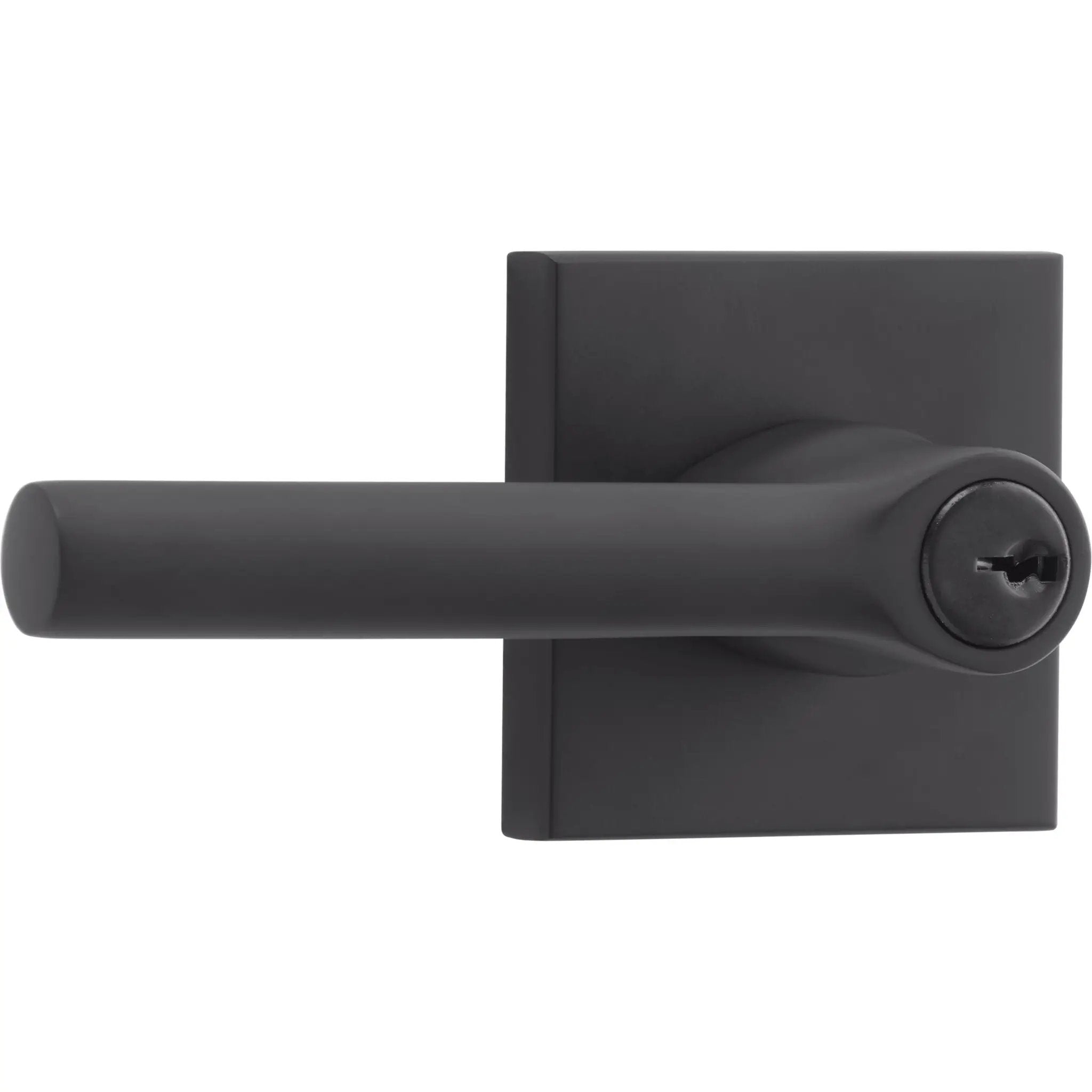 Baldwin Reserve Tube Lever and Contemporary Square Rose by Baldwin