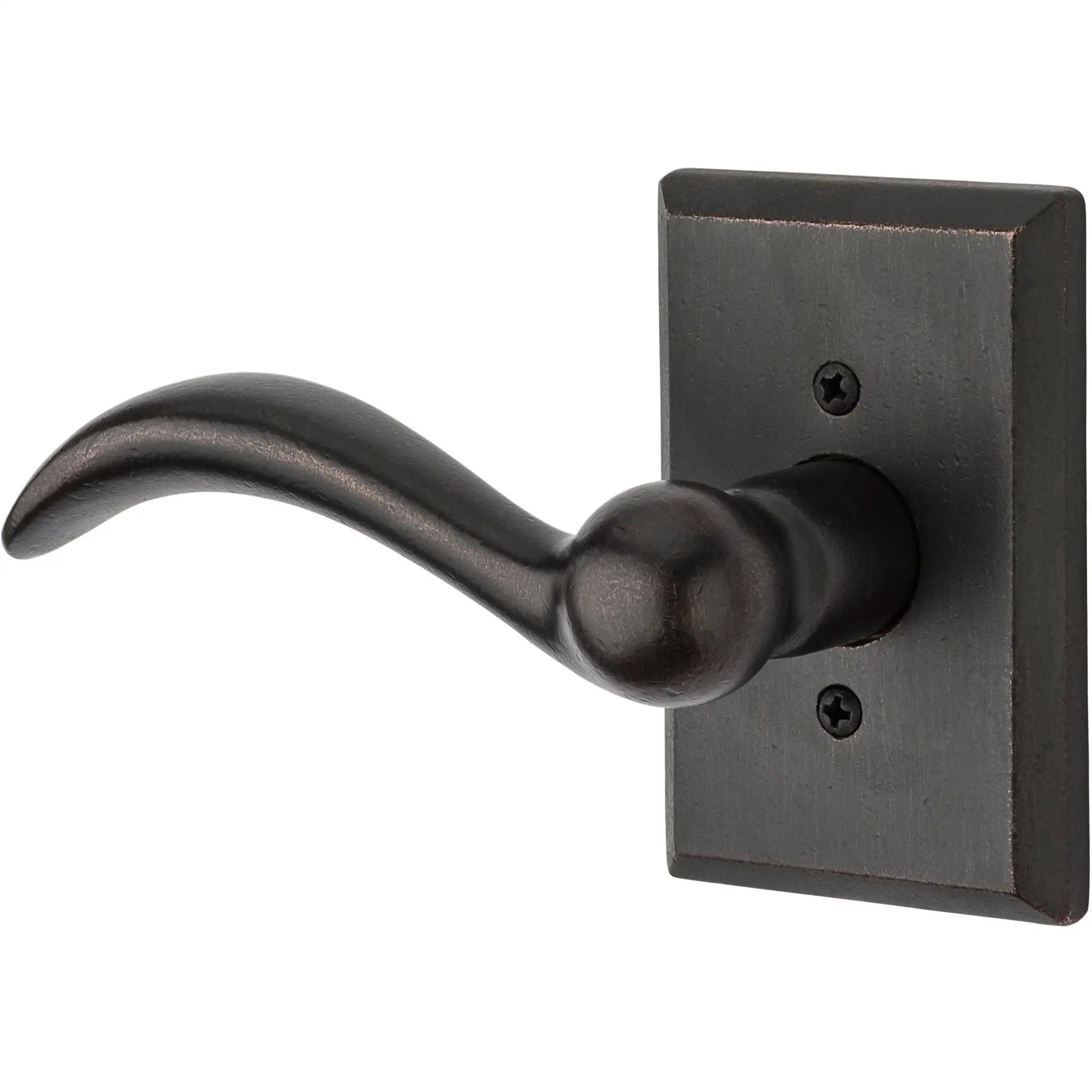 dark bronze door lever