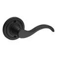 Baldwin Reserve Curve Lever and Traditional Round Rose by Baldwin