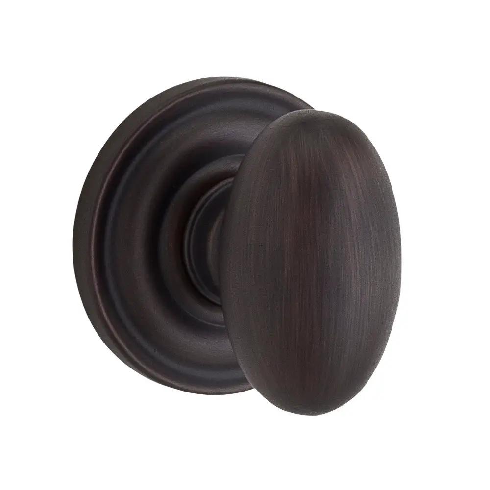 Baldwin Reserve Ellipse Knob and Traditional Round Rose by Baldwin