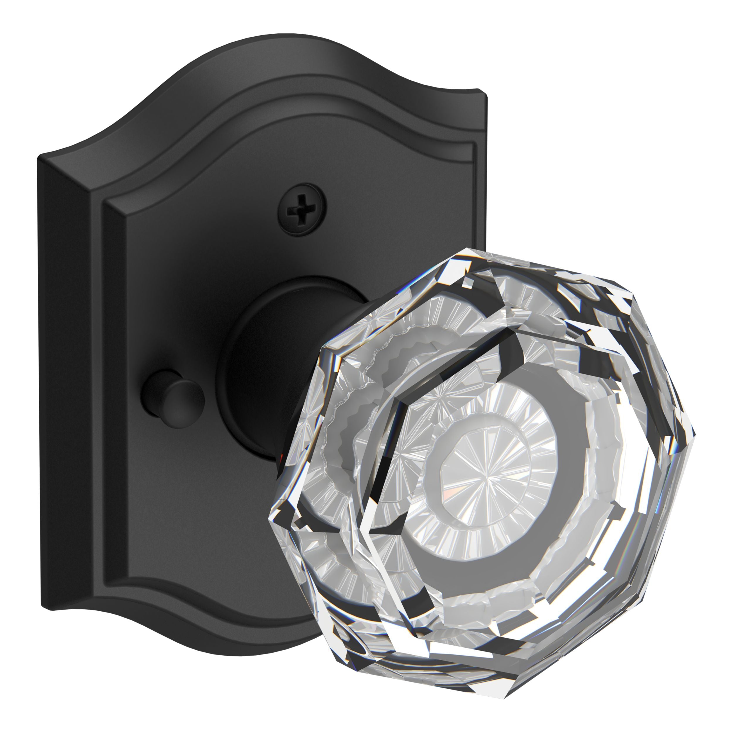 Baldwin Reserve Crystal Knob and Traditional Arch Rose