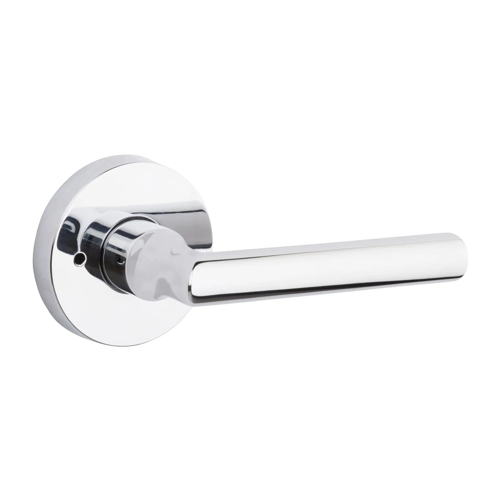 Baldwin Reserve Tube Lever and Contemporary Round Rose by Baldwin
