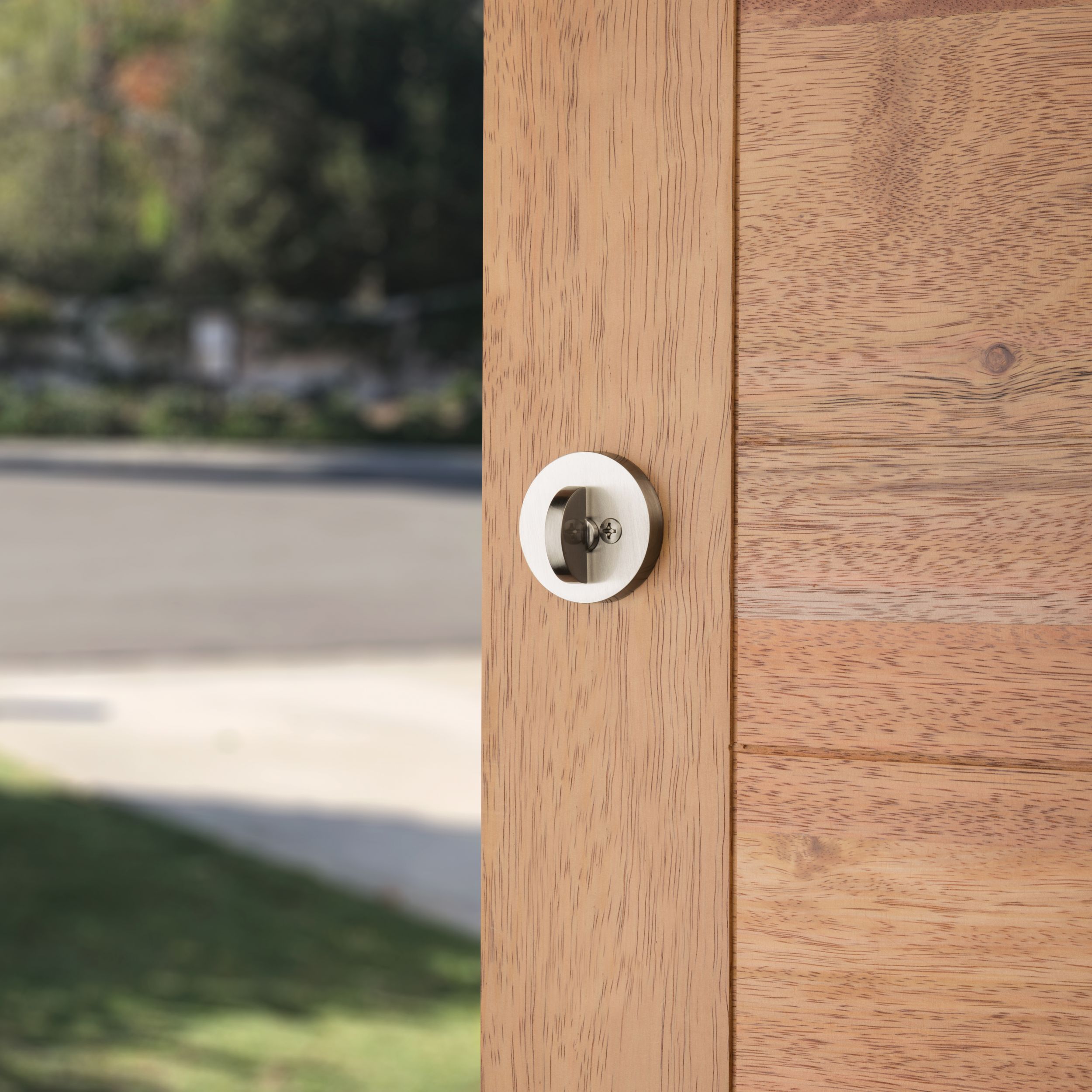satin nickel door knob