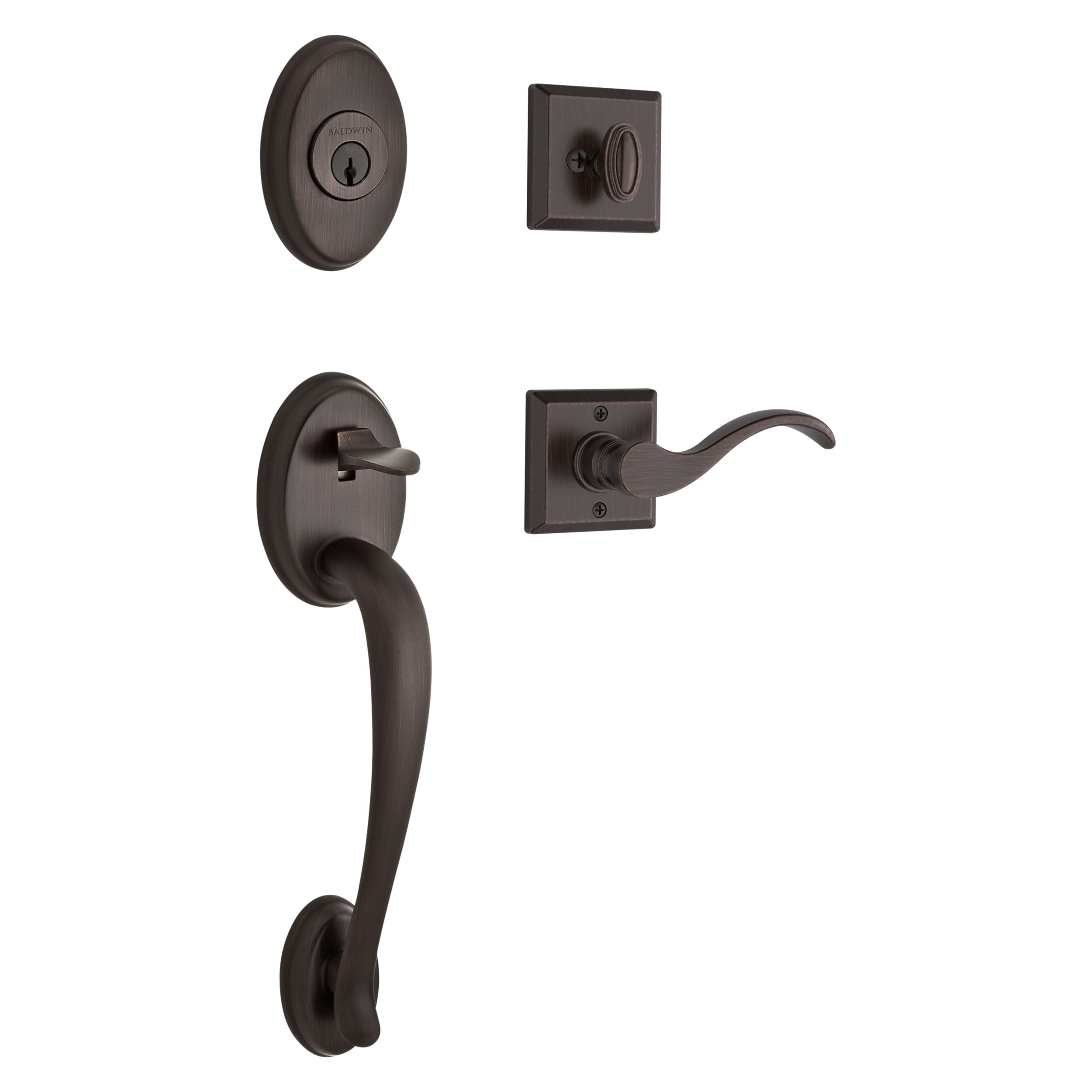 venetian bronze door handle