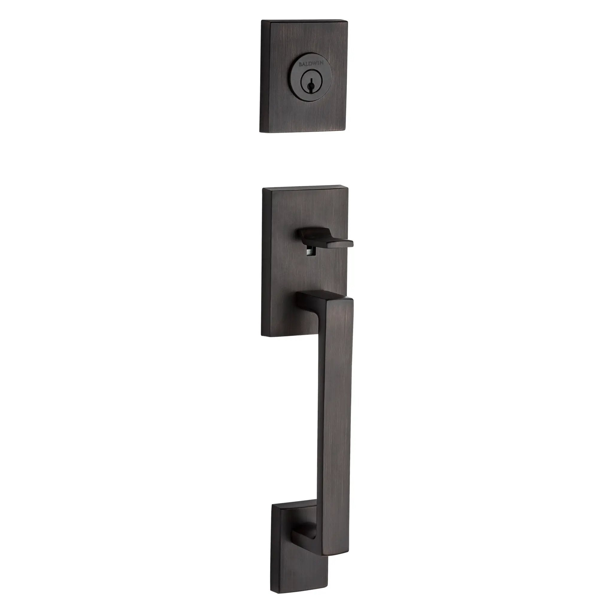 venetian bronze door handle and lever