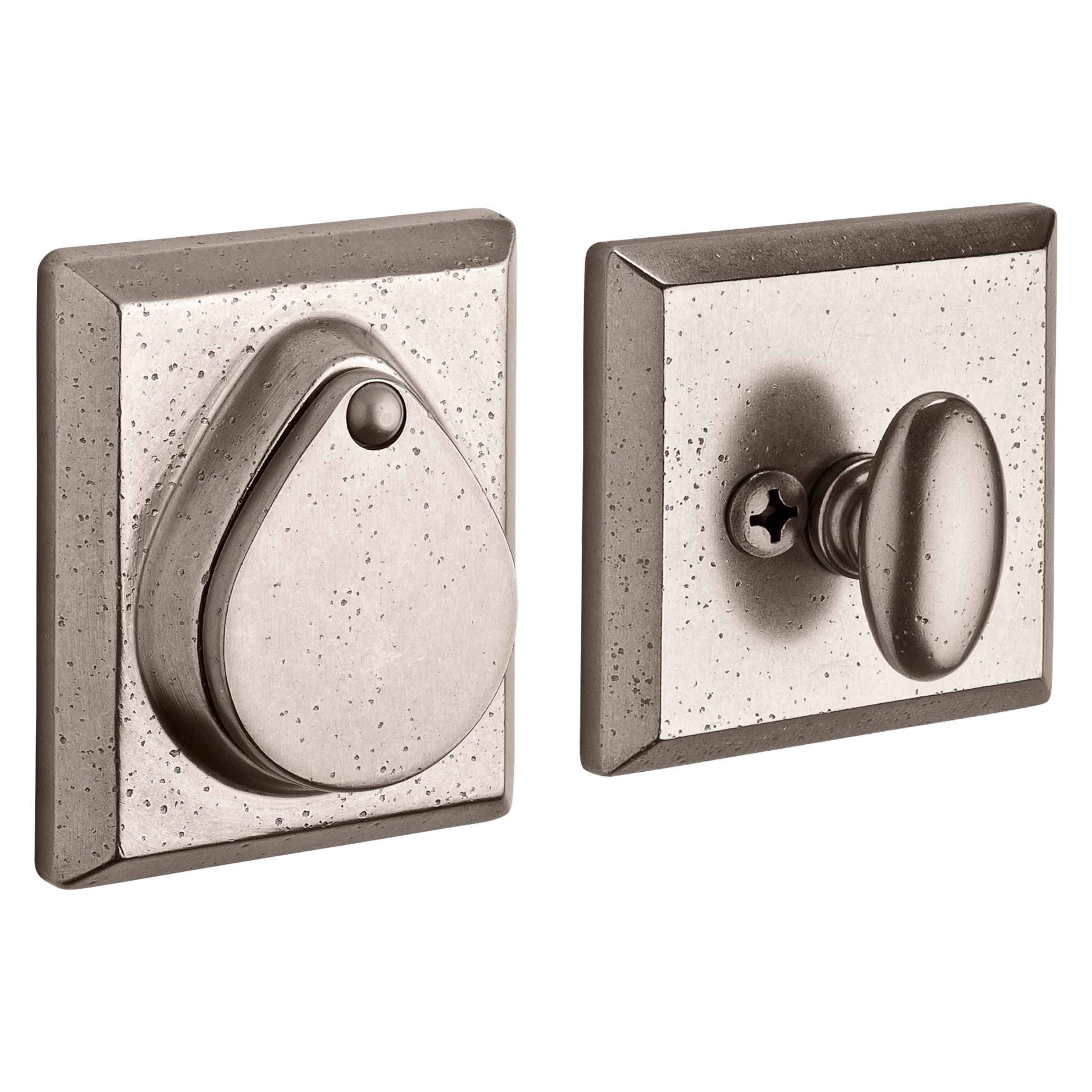 Baldwin Reserve Rustic Square Deadbolt