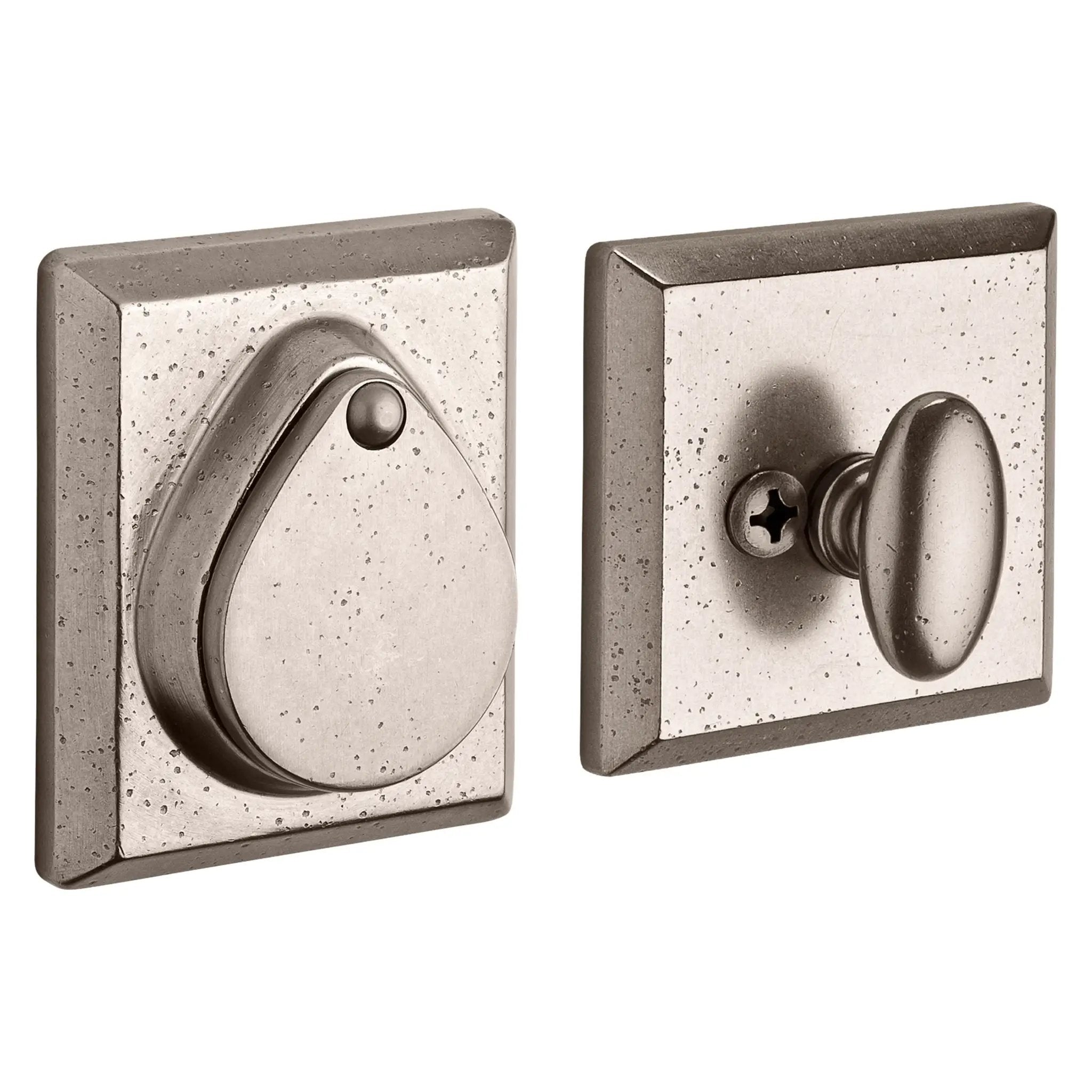 Baldwin Reserve Rustic Square Deadbolt by Baldwin