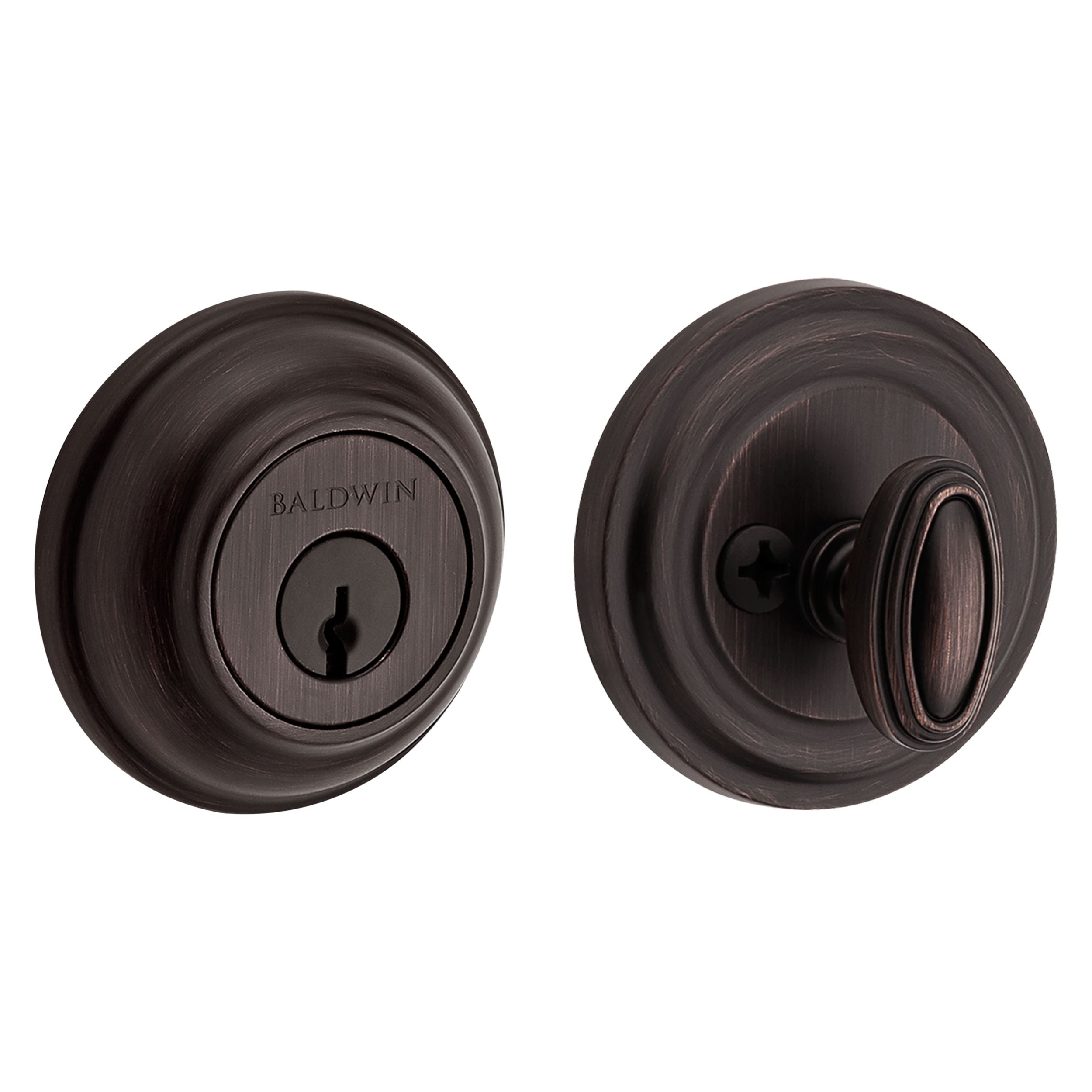 Baldwin Reserve Traditional Round Deadbolt
